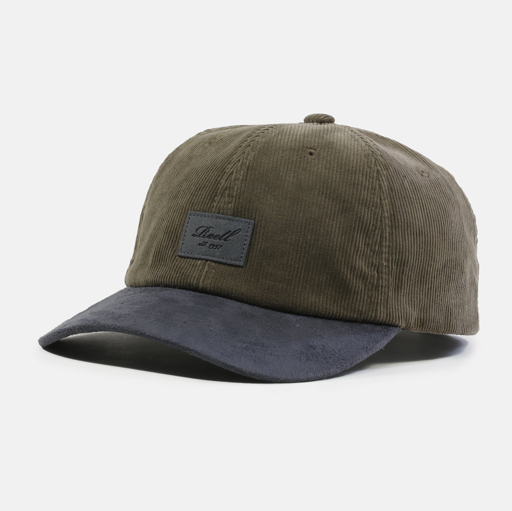 Reell Arc Suede Cord Cap - Olive Grün Bild 1