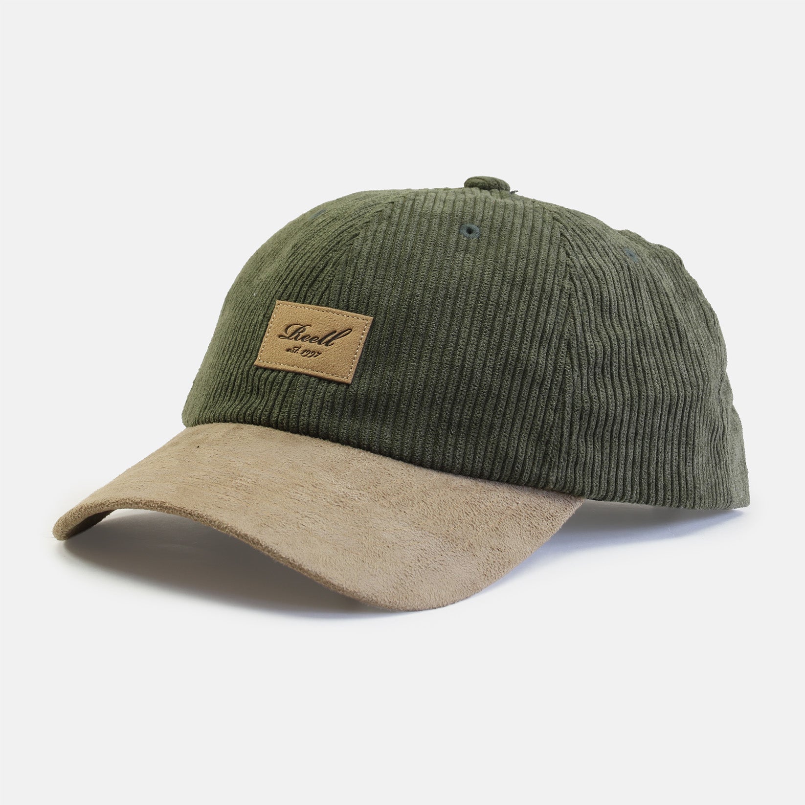 Reell Arc Suede Cord Cap - Olive Leaf Grün Bild 1