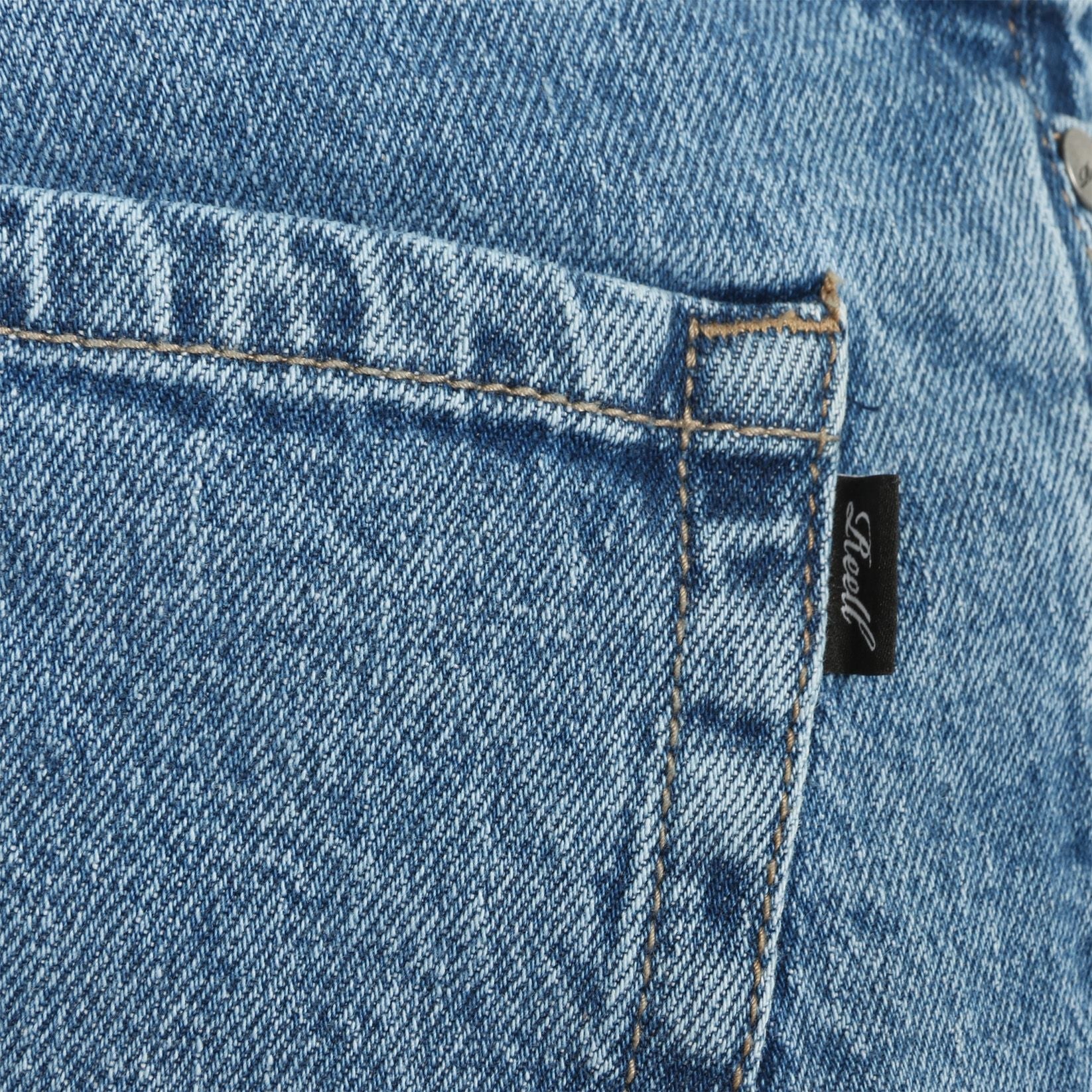 Reell Barfly Relaxed Tapered Jeans - Classic Mid Blue Blau Bild 4