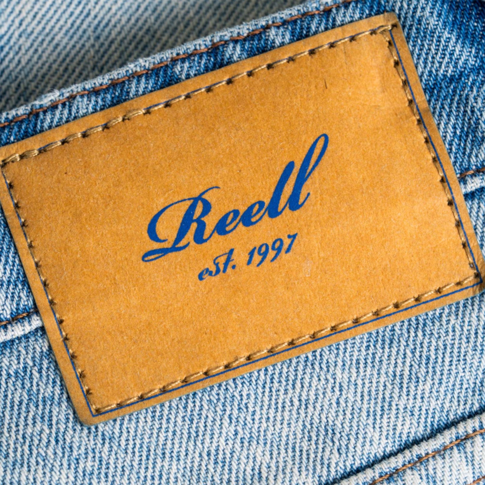 Reell Bolt Short - Vintage Mid Blue Blau Bild 2