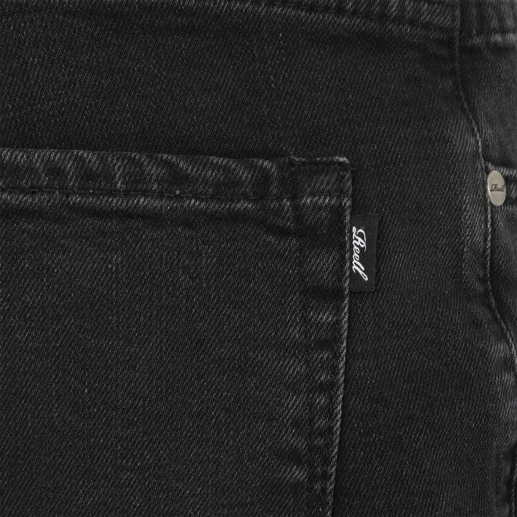 Reell Lowfly 2 Pant - Black Denim Schwarz Bild 4