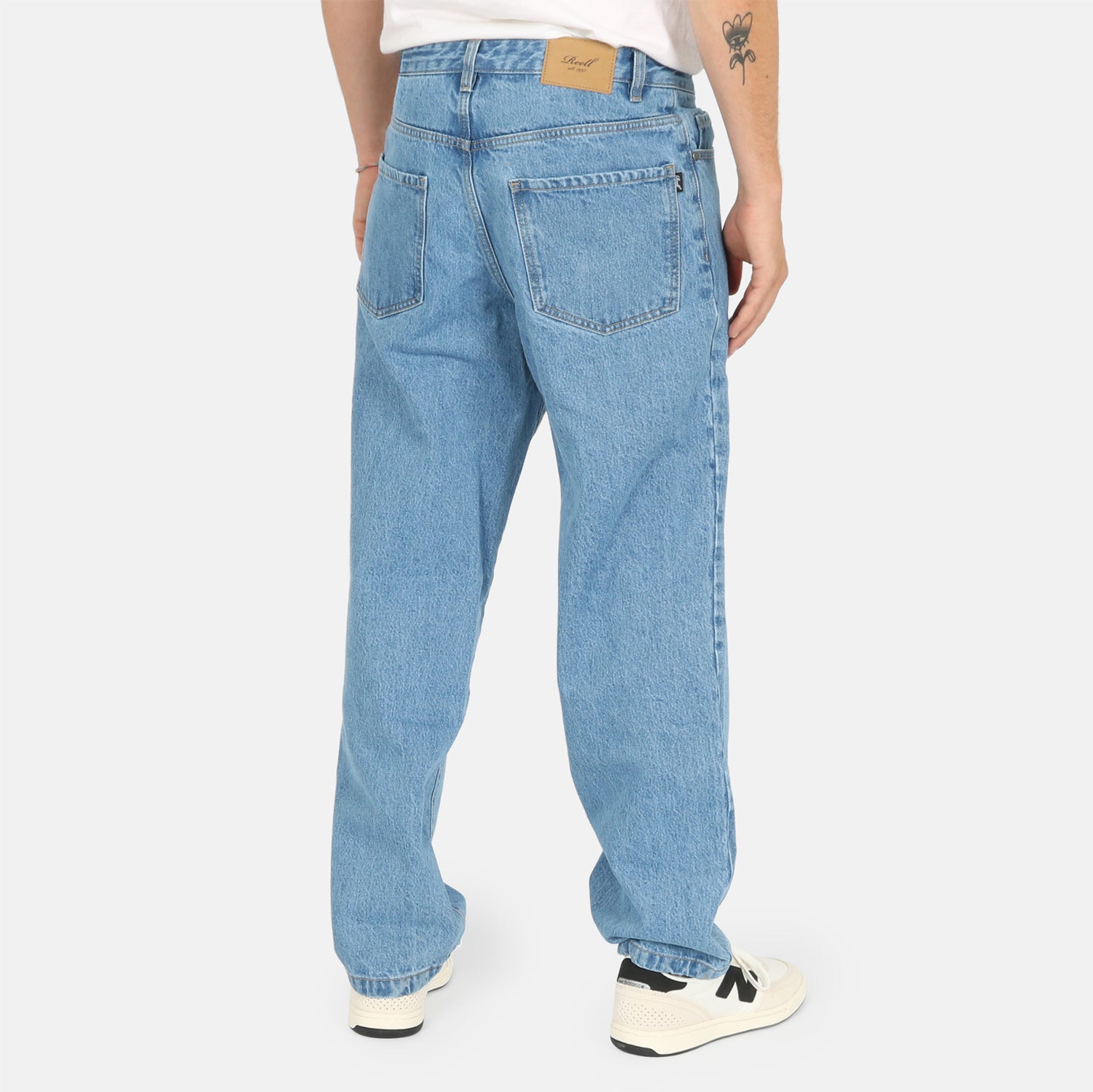 Reell Organic Solid Jeans - Vintage Light Blue Blau Bild 3