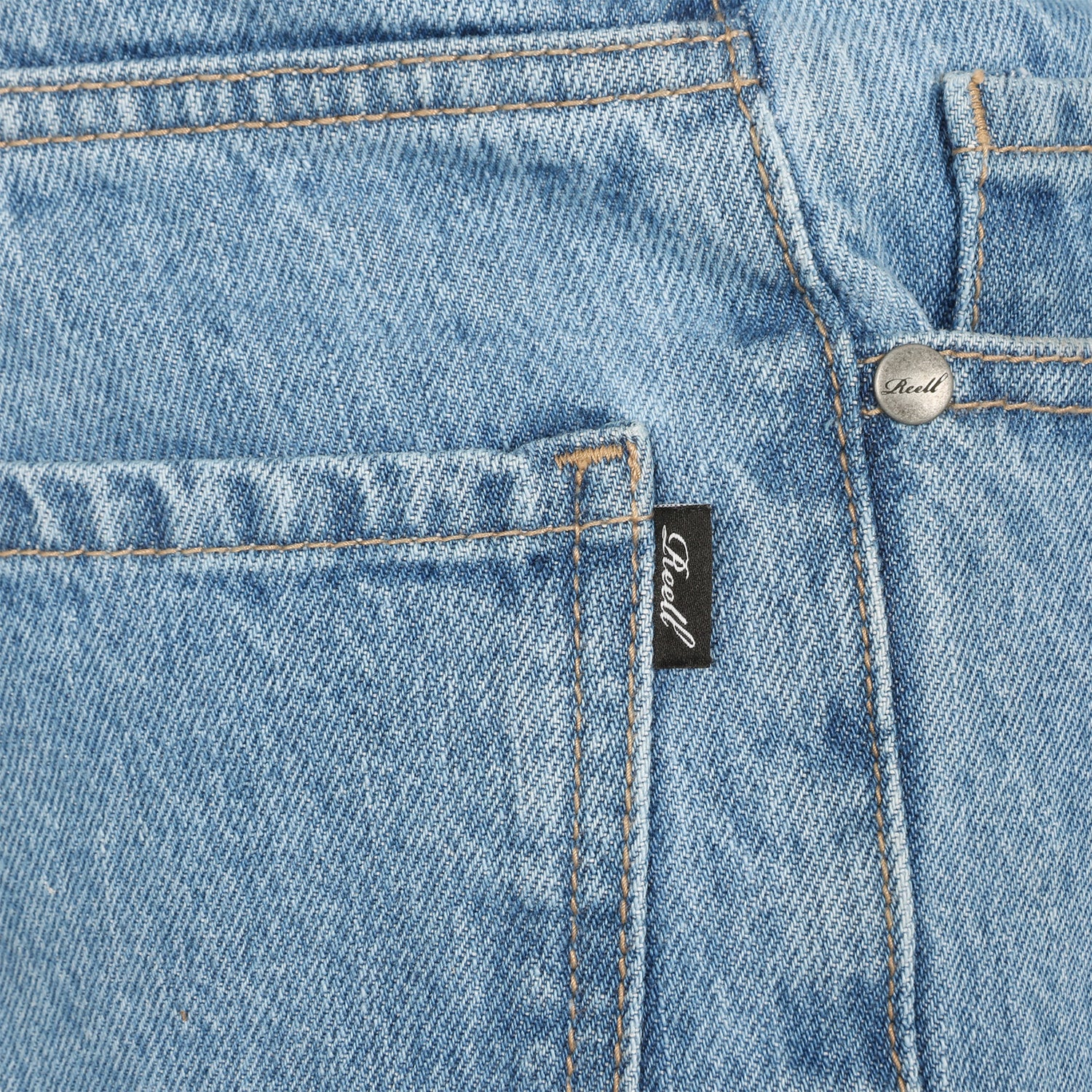 Reell Organic Solid Jeans - Vintage Light Blue Blau Bild 4