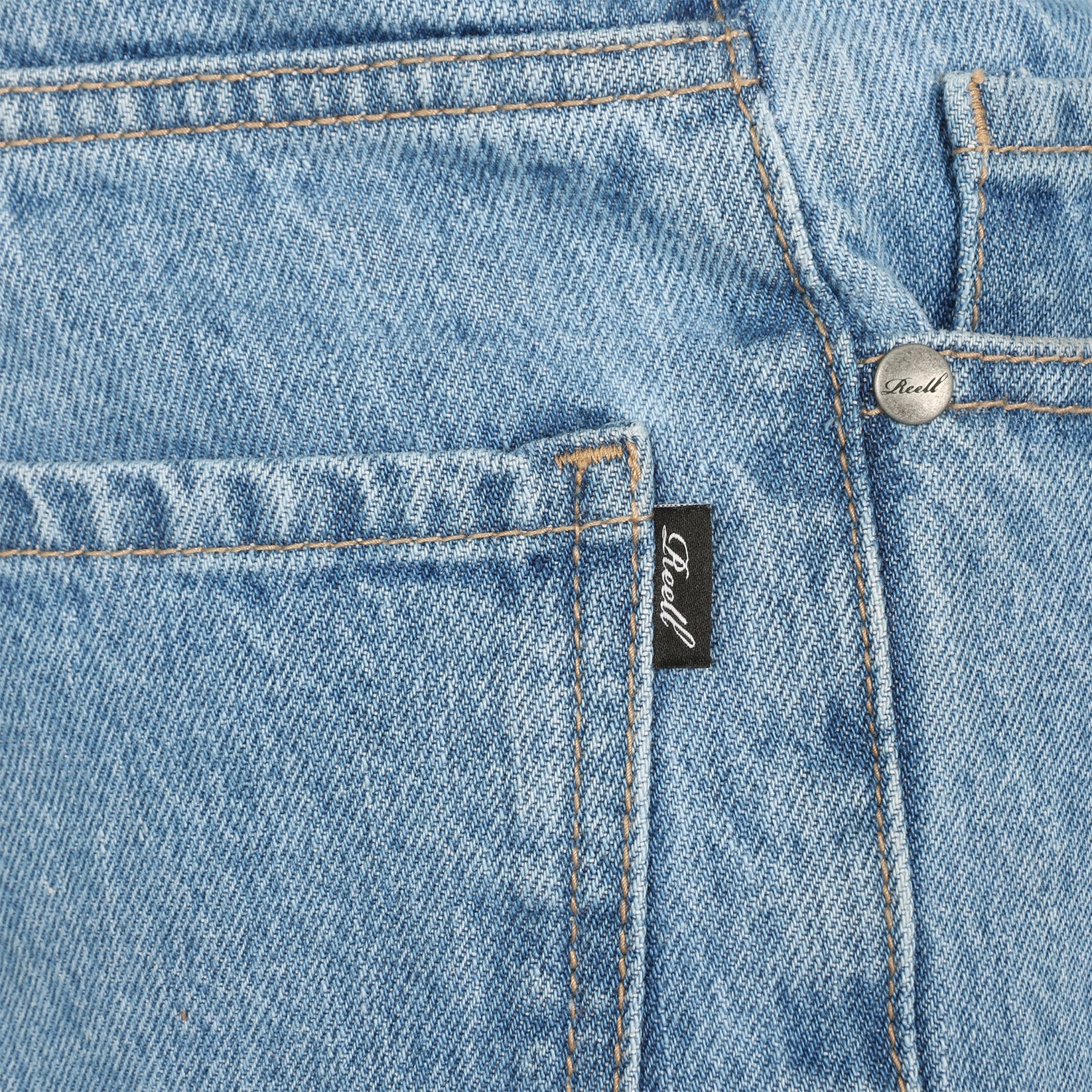 Reell Organic Solid Jeans - Vintage Light Blue Blau Bild 4