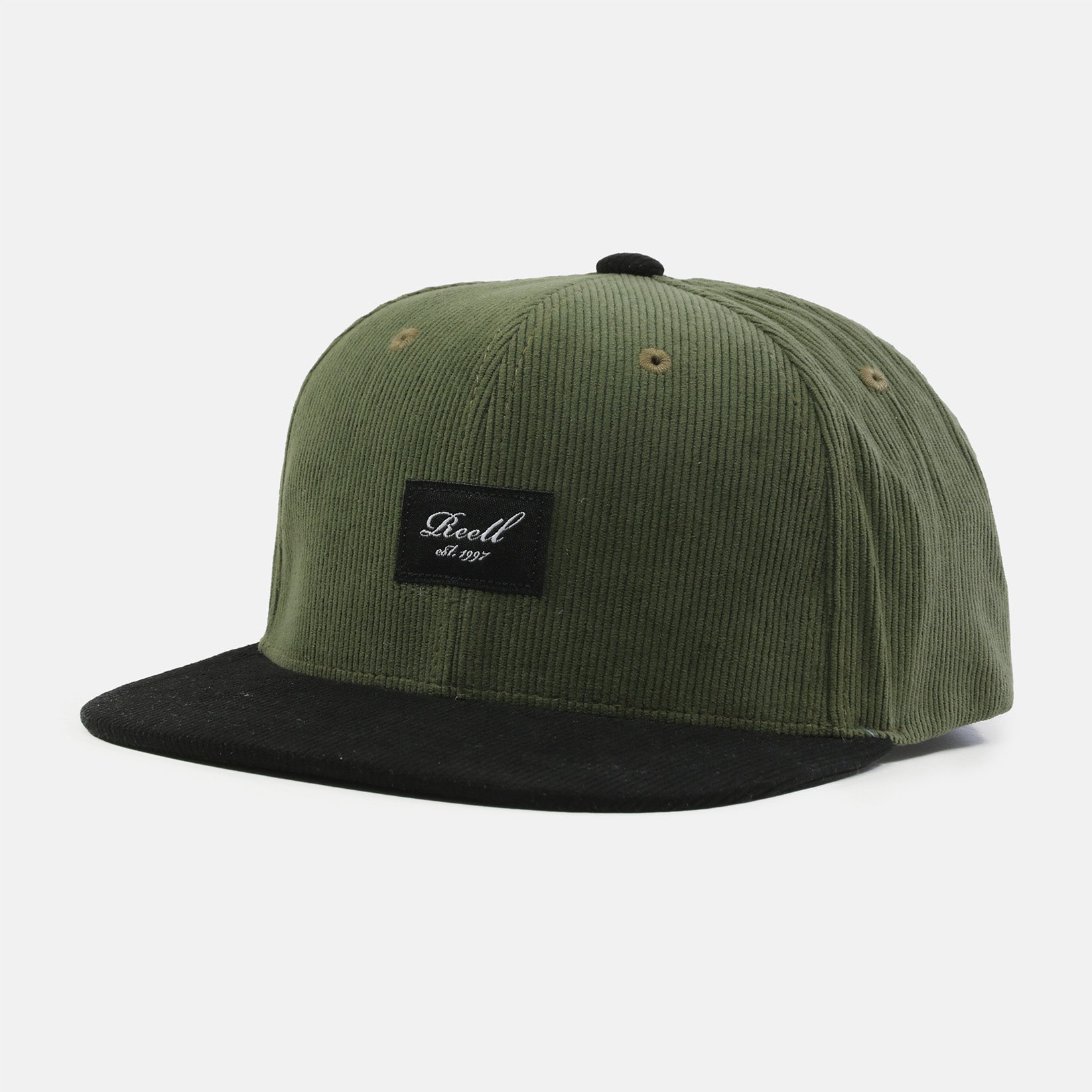 Reell Pitchout Cord Cap - Moss Green / Black Grün Bild 1
