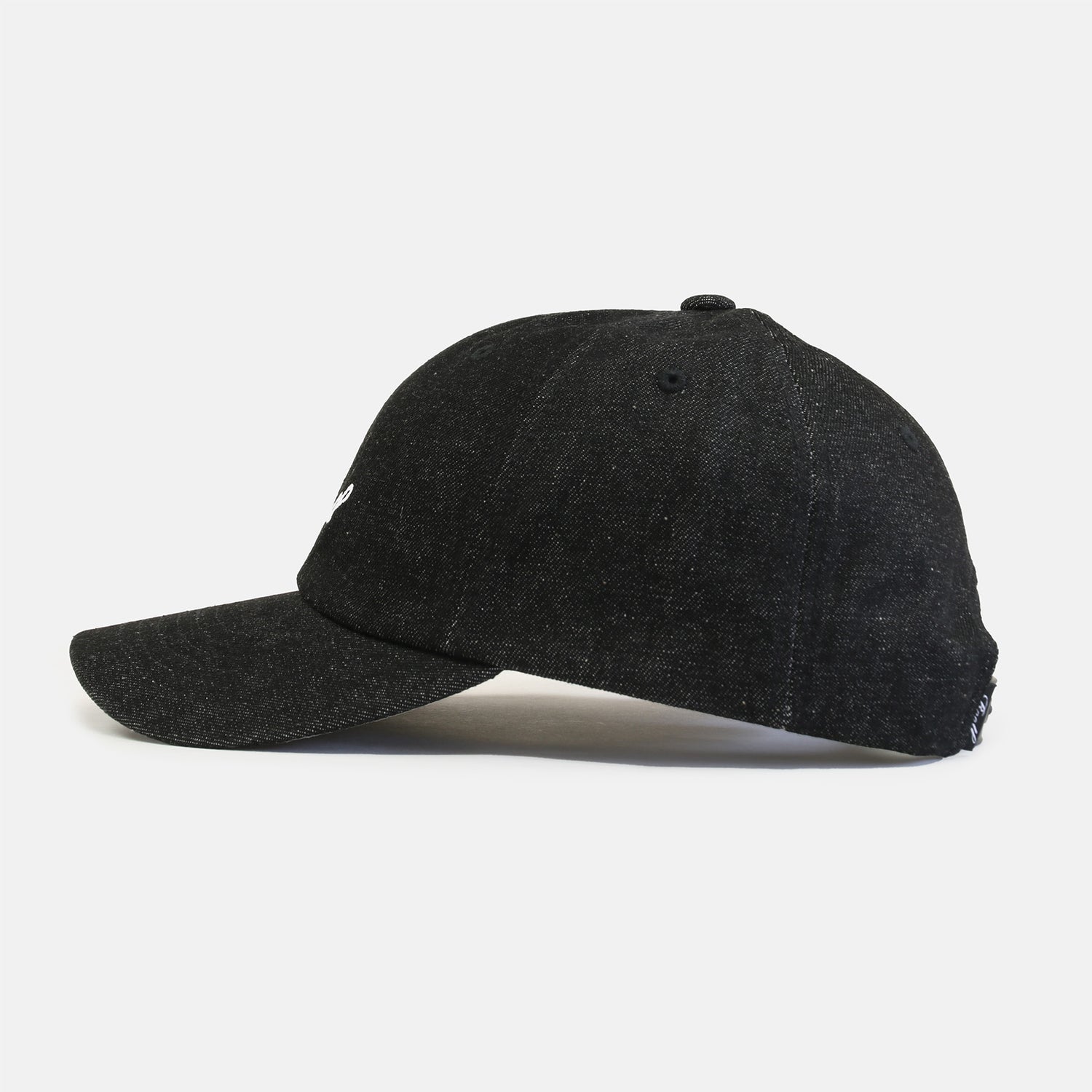 Reell Single Script Cap - Black Denim Schwarz Bild 2