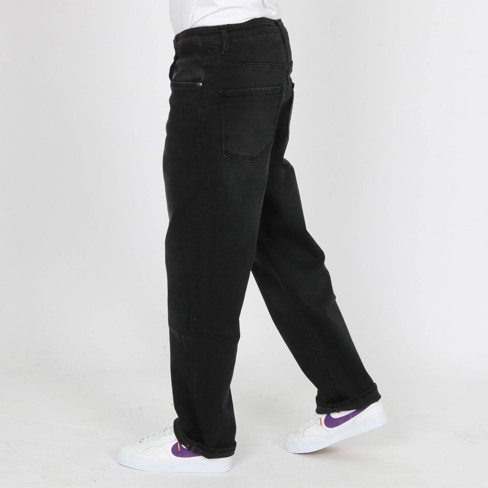Reell Solid Loose Tapered Fit Jeans - Black Wash Schwarz Bild 2