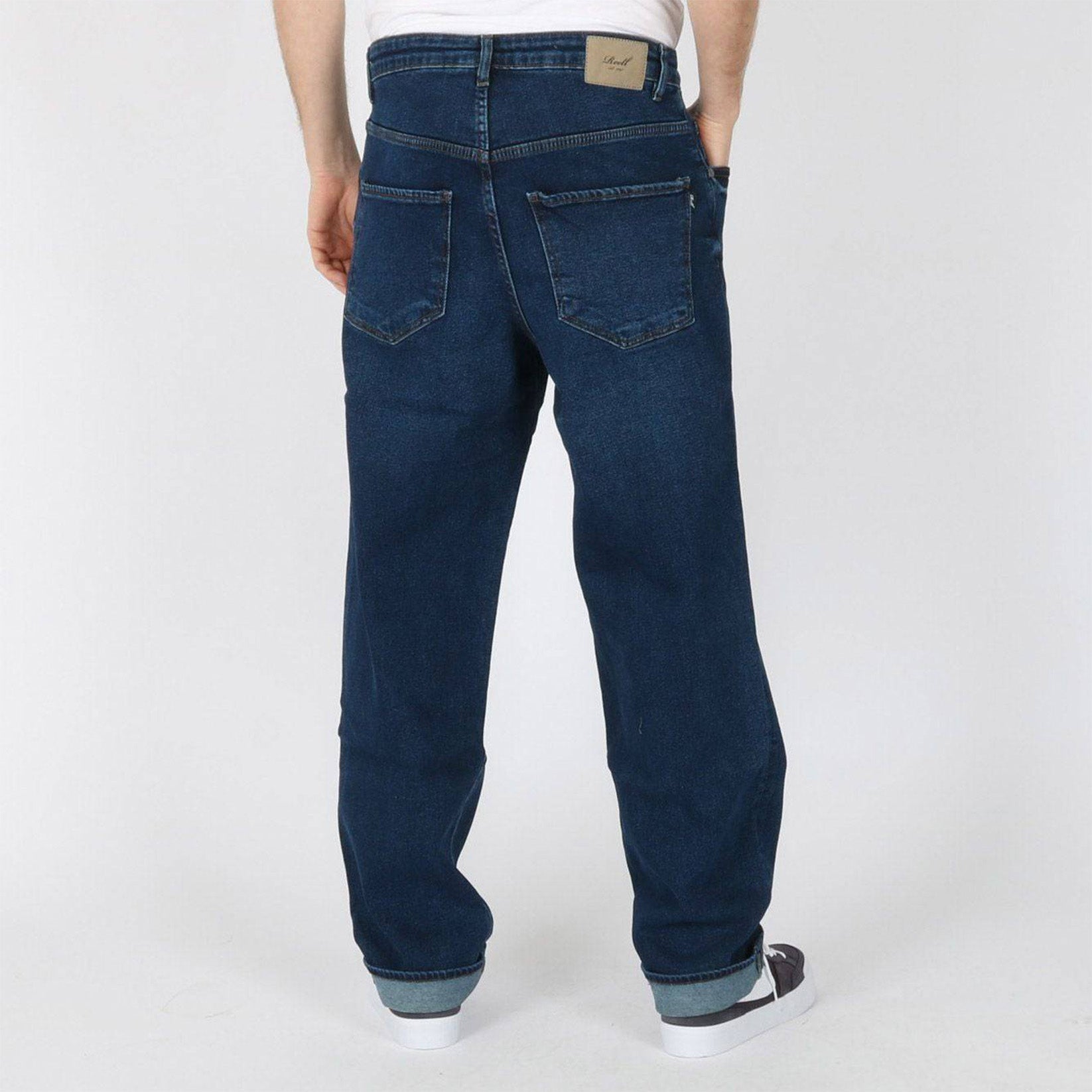 Reell Solid Pant - Dark Blue Stone Blau Bild 3