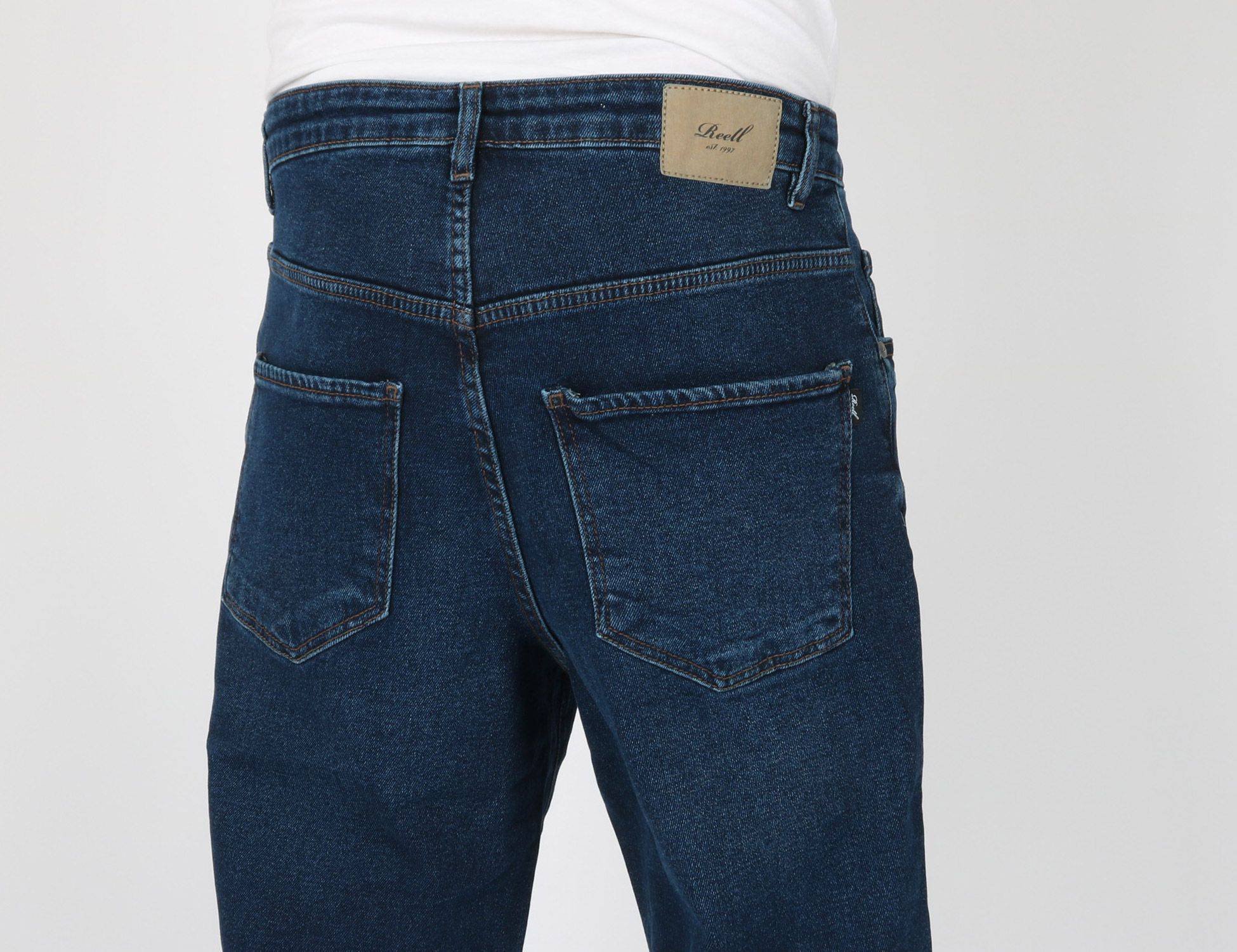 Reell Solid Pant - Dark Blue Stone Blau Bild 4