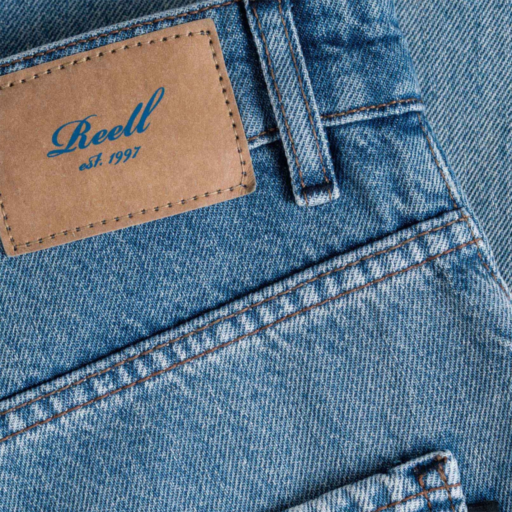 Reell Solid Pant - Vintage Mid Blue Blau Bild 3