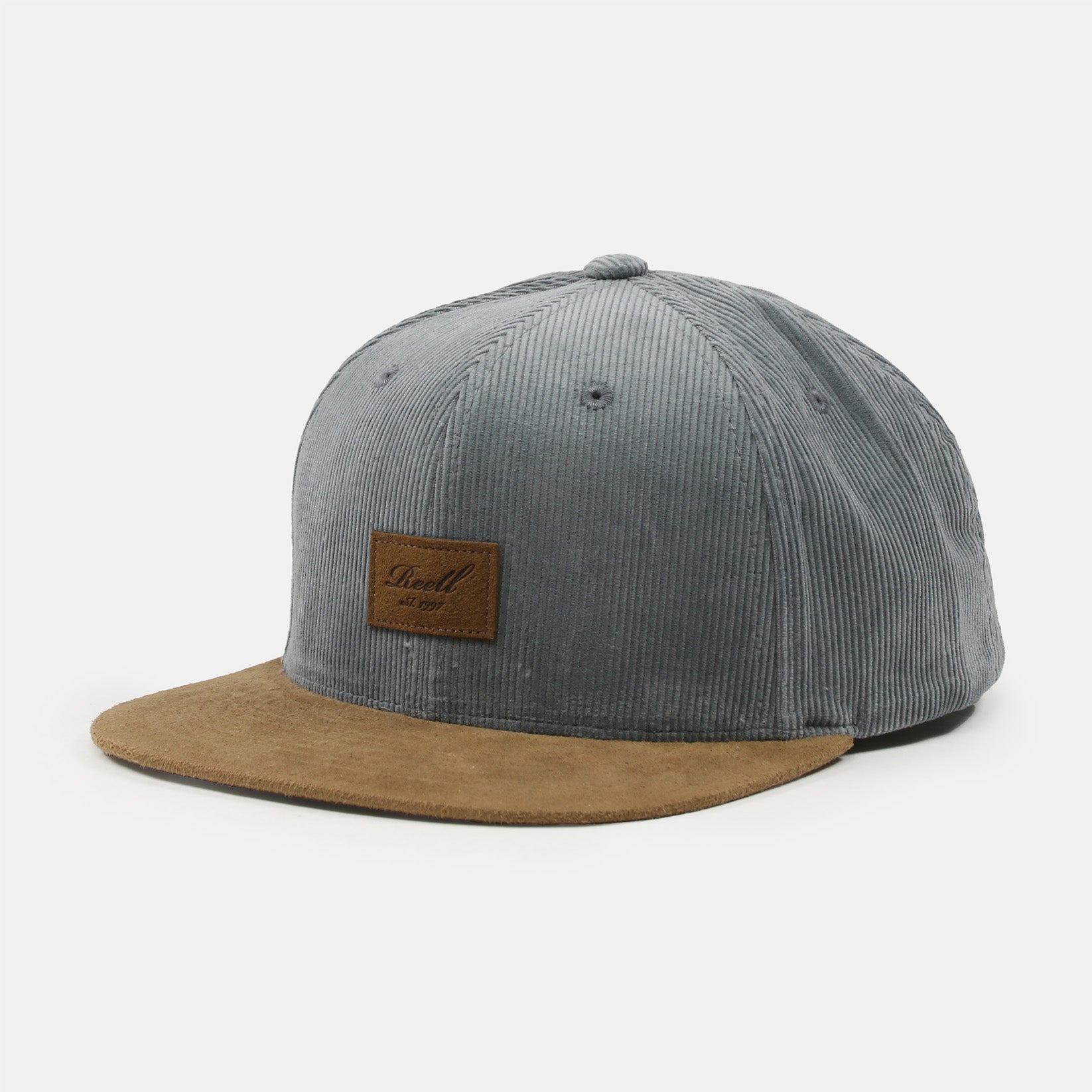 Reell Suede Cord Cap - Blue Grey Grau Bild 1