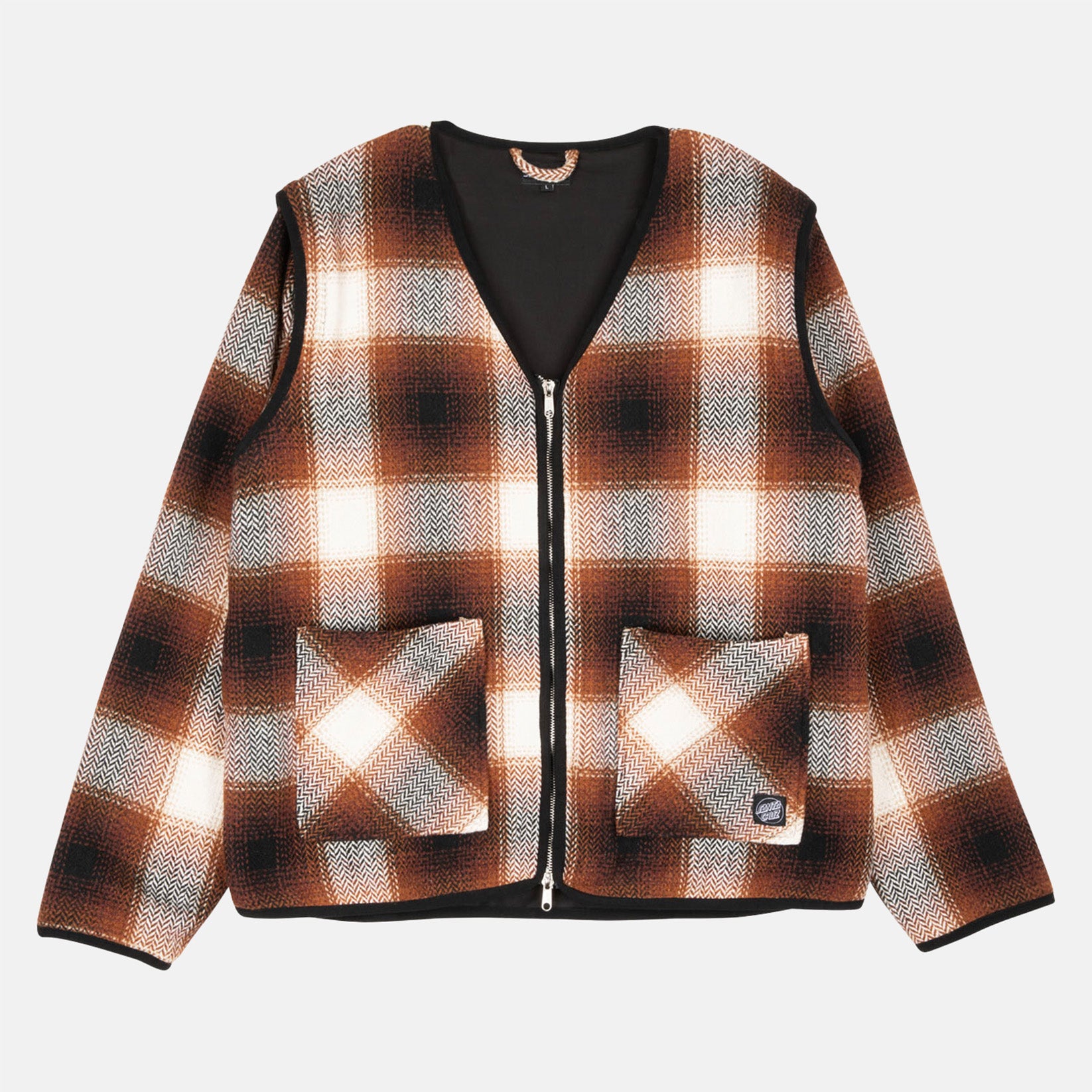 Santa Cruz Assembly Liner Jacke - Orange / Black Check Mehrfarbig Bild 1