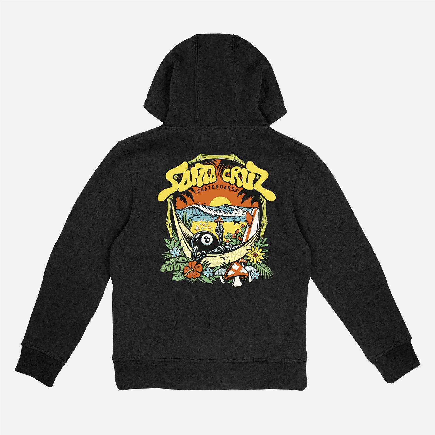 Santa Cruz Kids Winkowski 8Baller Hoodie - Black Schwarz Bild 1