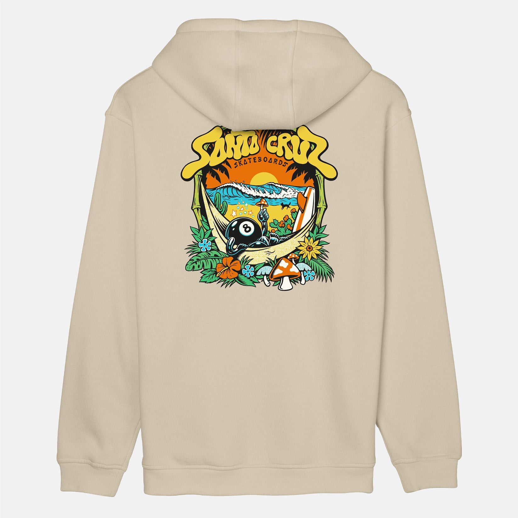 Santa Cruz Winkowski 8Baller Trip Hoodie - Blond Wood Gelb Bild 1