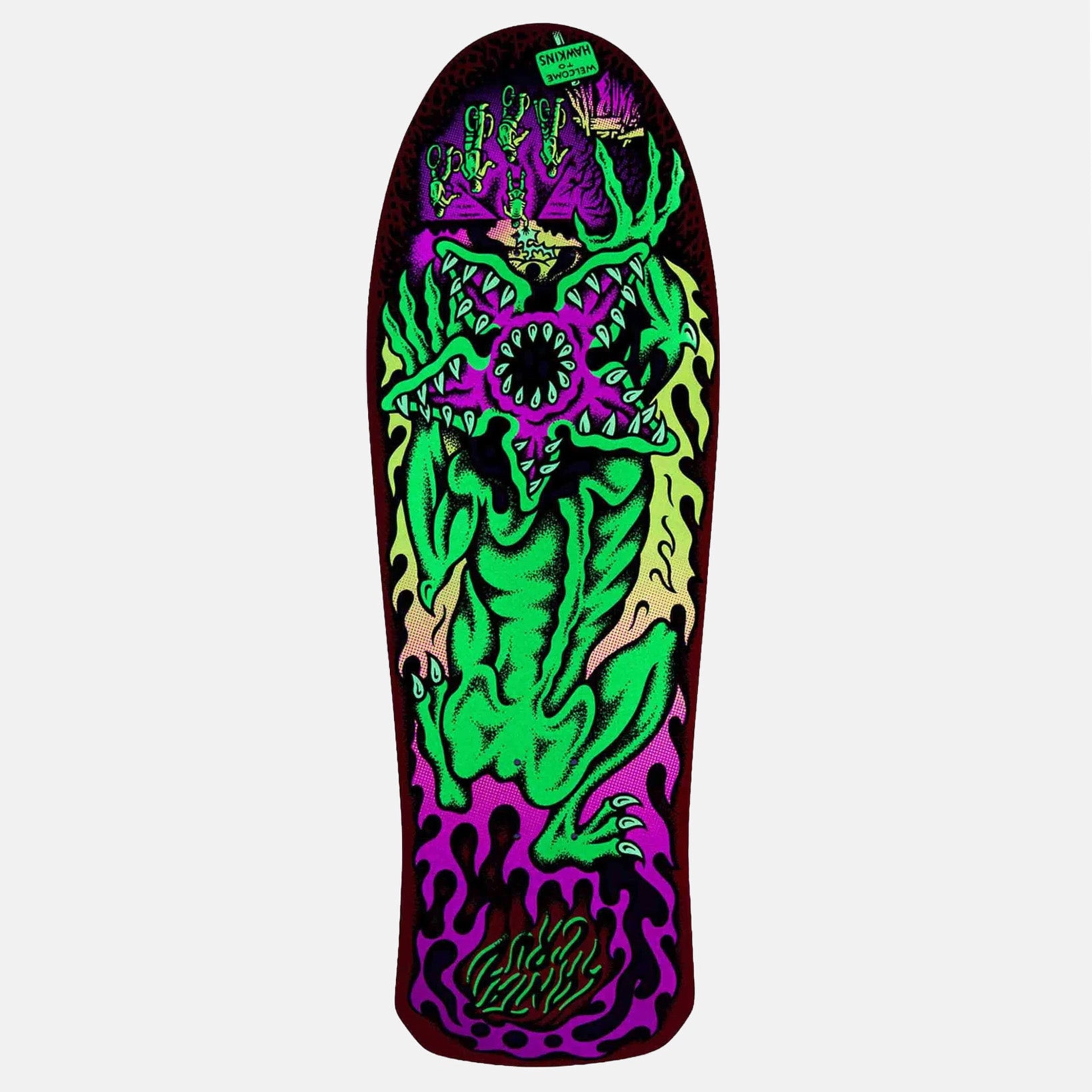 Santa Cruz x Stranger Things Salba Demogorgon 10.3 Deck Mehrfarbig Bild 2