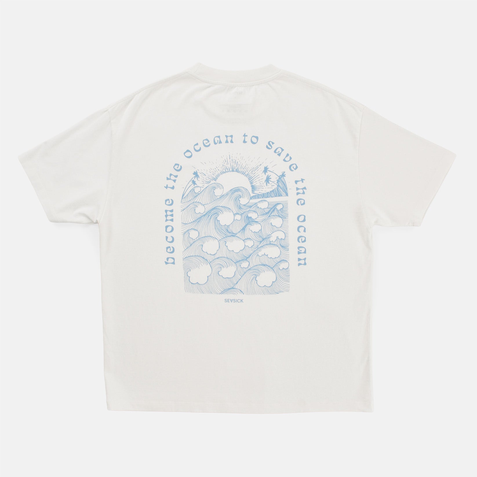 Seasick Become The Ocean T-Shirt - White Weiß Bild 1