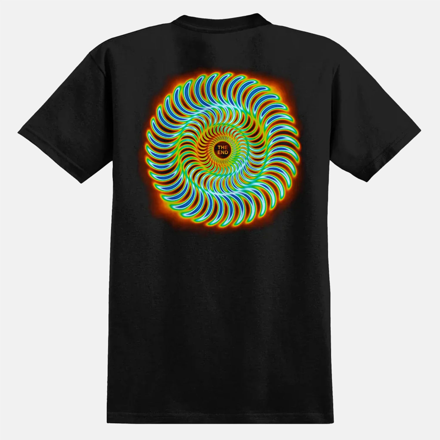 Spitfire Radioactive Classic Swirl T-Shirt - Black Schwarz Bild 1