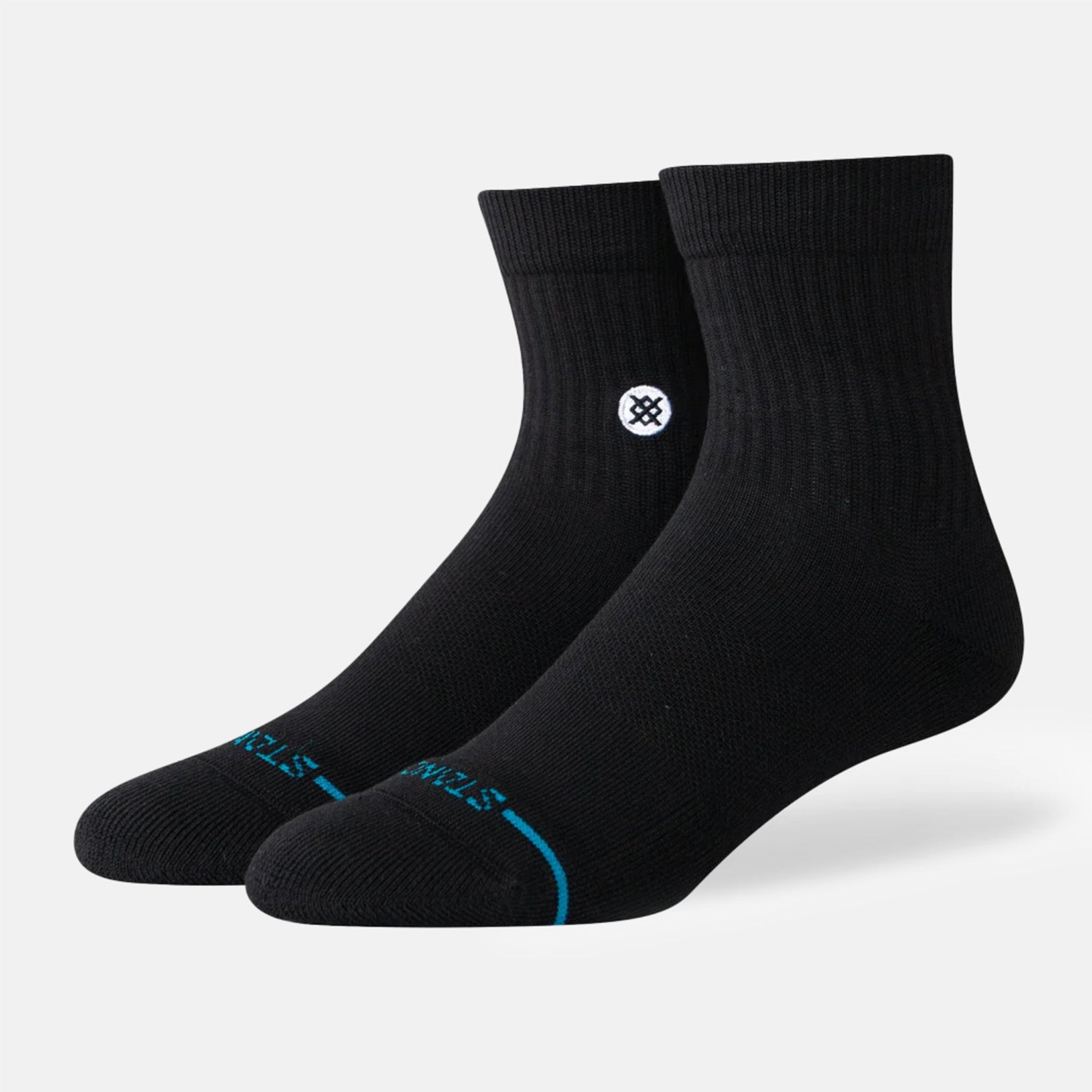 Stance Icon Quarter Socks - Black Schwarz Bild 1