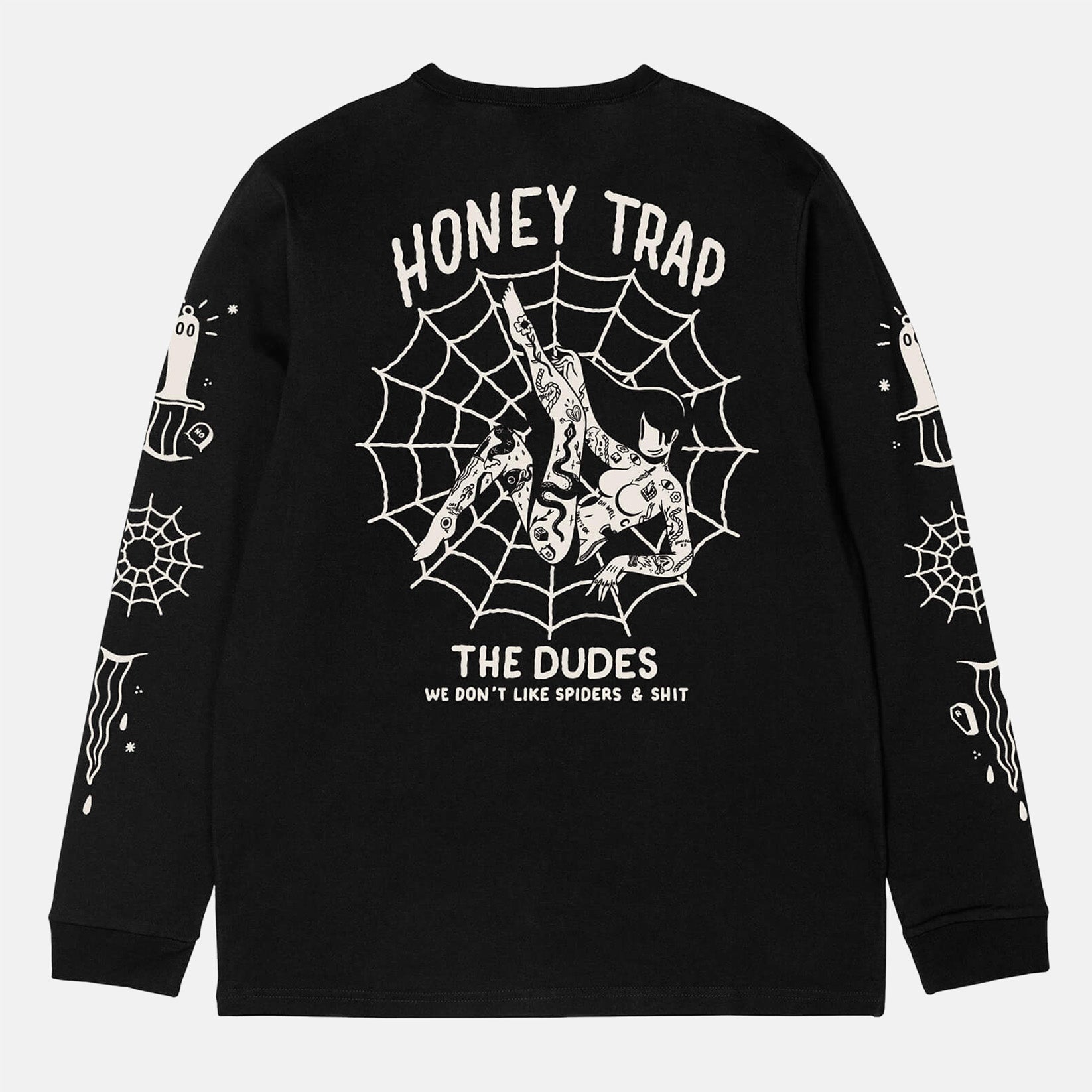 The Dudes Black Web Longsleeve - Black Schwarz Bild 1