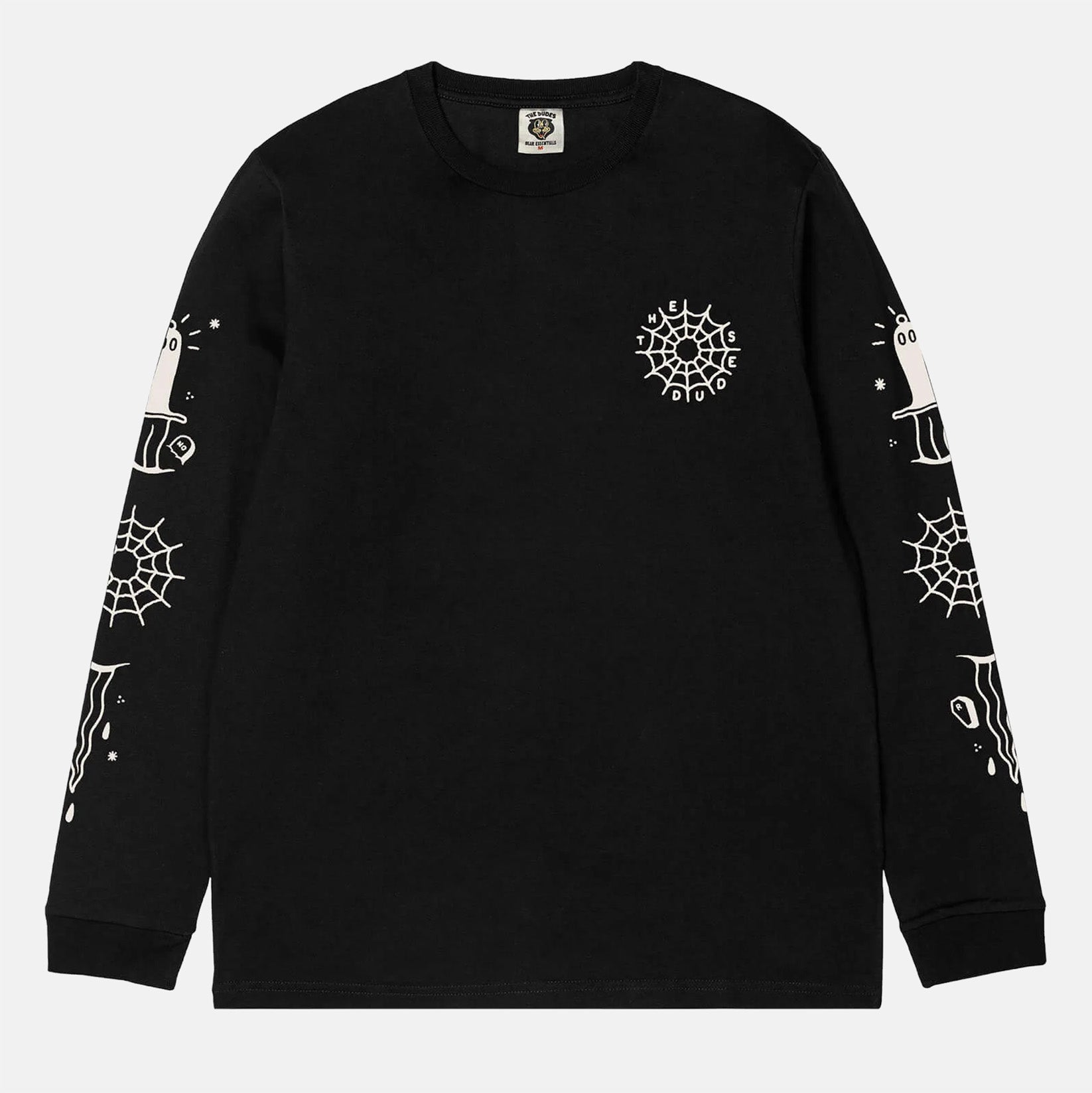 The Dudes Black Web Longsleeve - Black Schwarz Bild 2