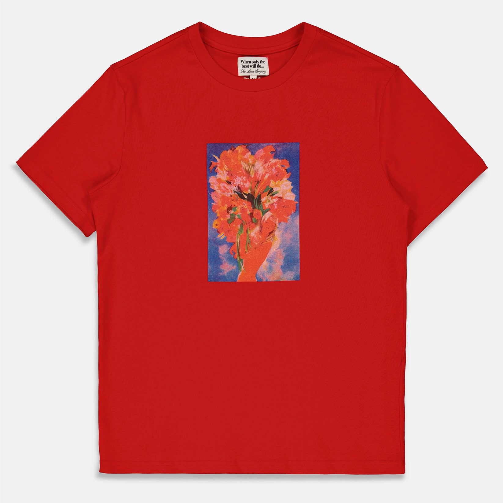 The Loose Company Flower T-Shirt - Red Rot Bild 1