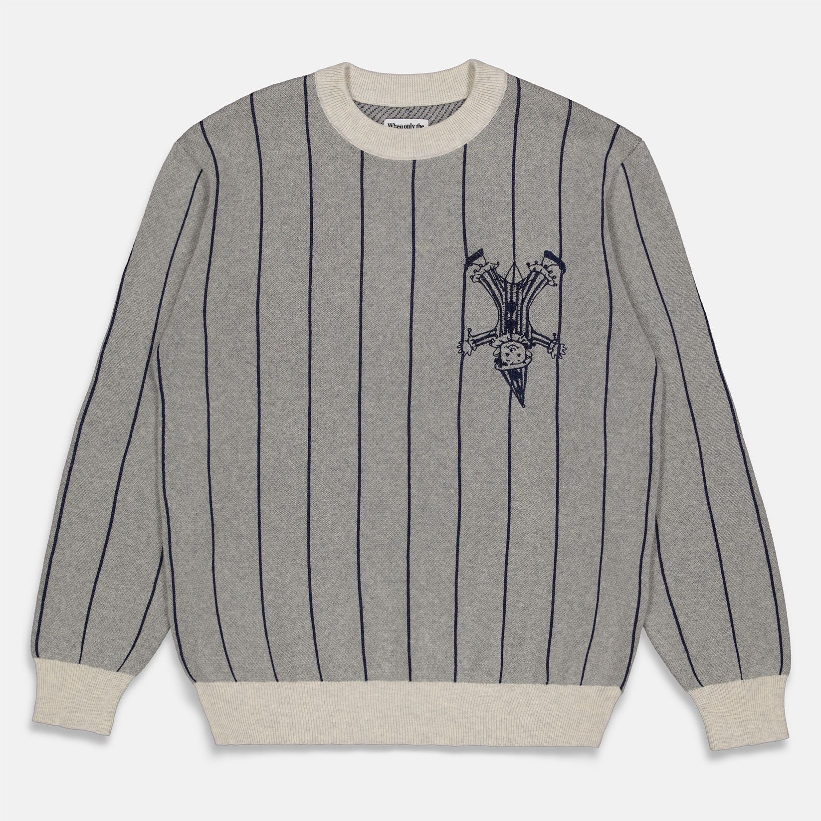 The Loose Company Joker Knitted Sweater - Grey Heather Grey Bild 1