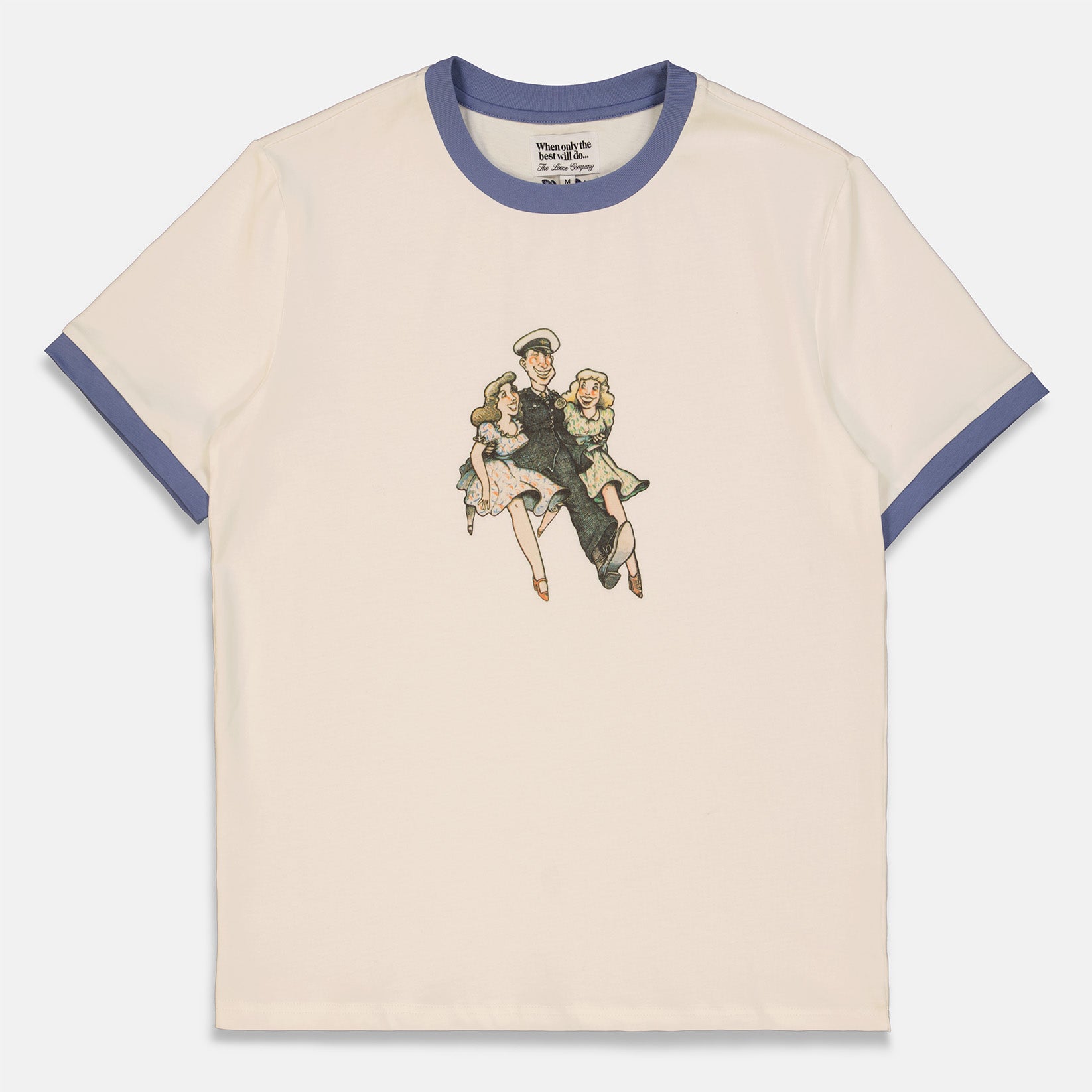 The Loose Company Sailor Ringer T-Shirt - White Weiß Bild 1