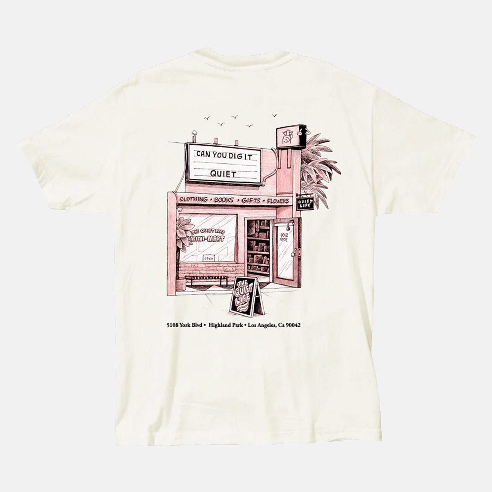 The Quiet Life Millard Shop T-Shirt - Cream Weiß Bild 1