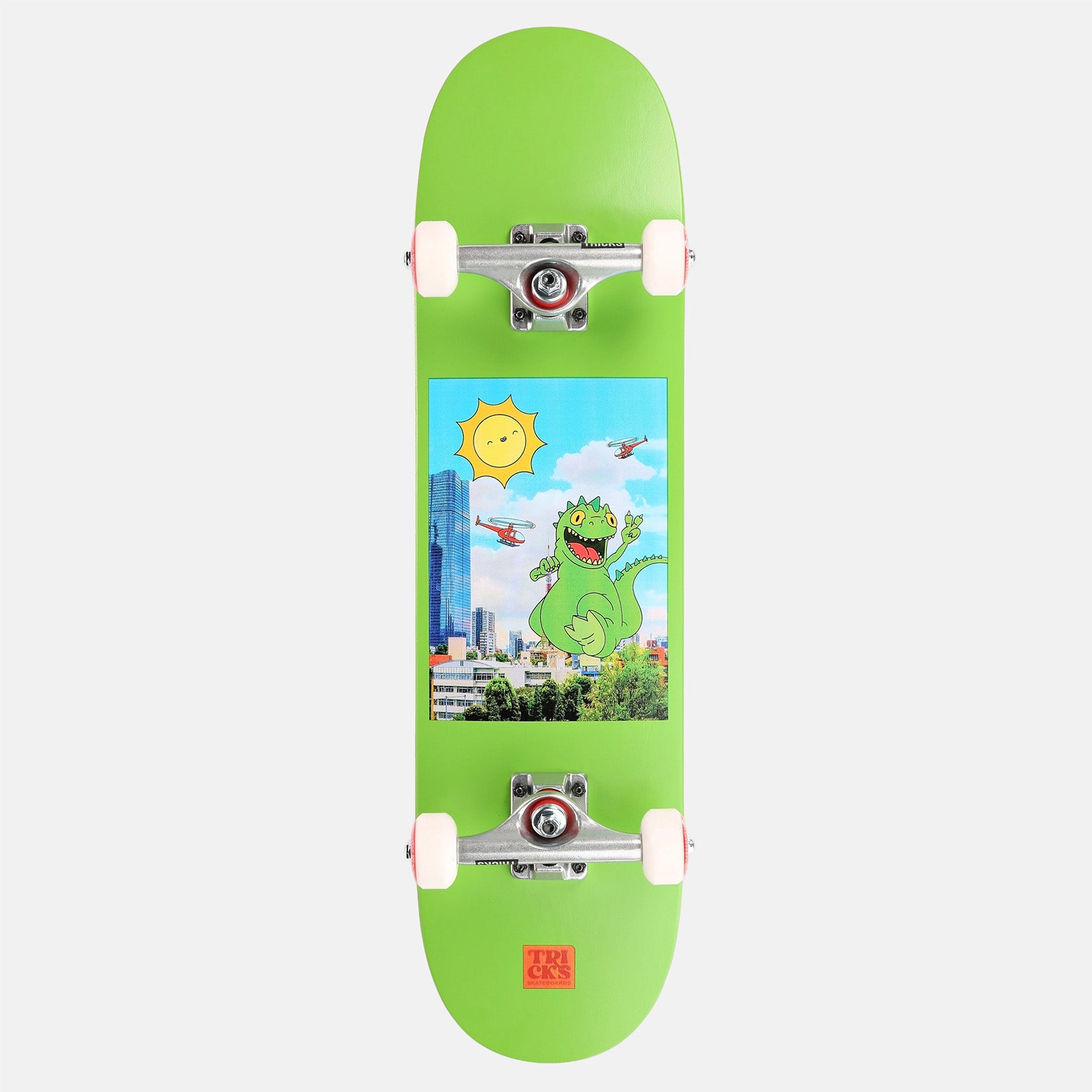 Tricks Tokyo Roar Midi 7.5" Komplettboard Grün Bild 1