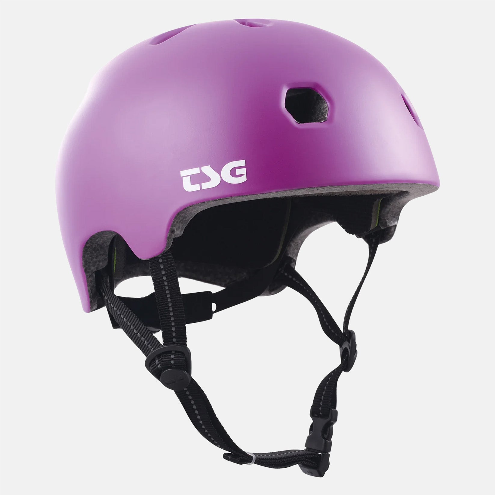 TSG Meta Solid Color Helm - Satin Purple Magic Lila Bild 1