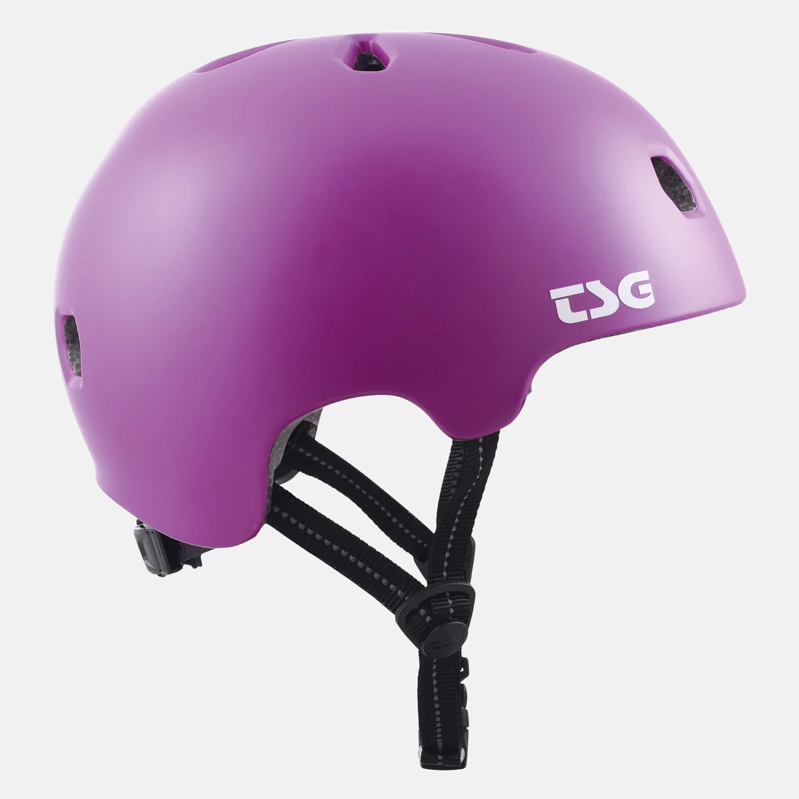 TSG Meta Solid Color Helm - Satin Purple Magic Lila Bild 2