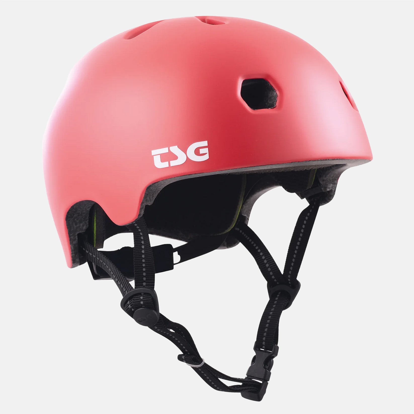 TSG Meta Solid Colors Helm - Satin Gentle red Rot Bild 1