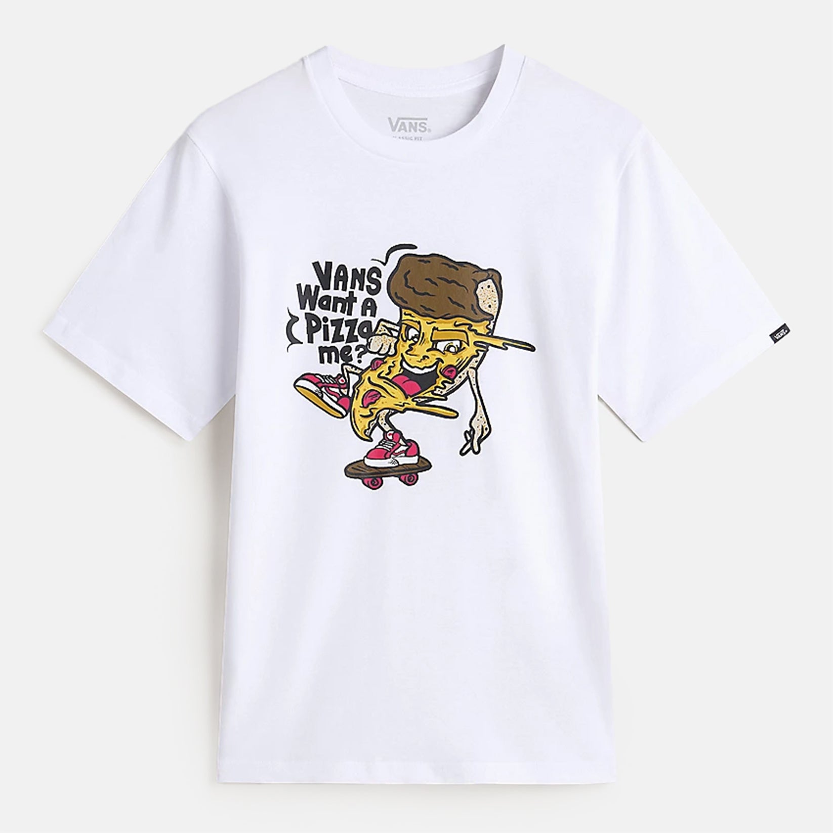 VANS Kids Pizza Me T-Shirt - White Weiß Bild 1