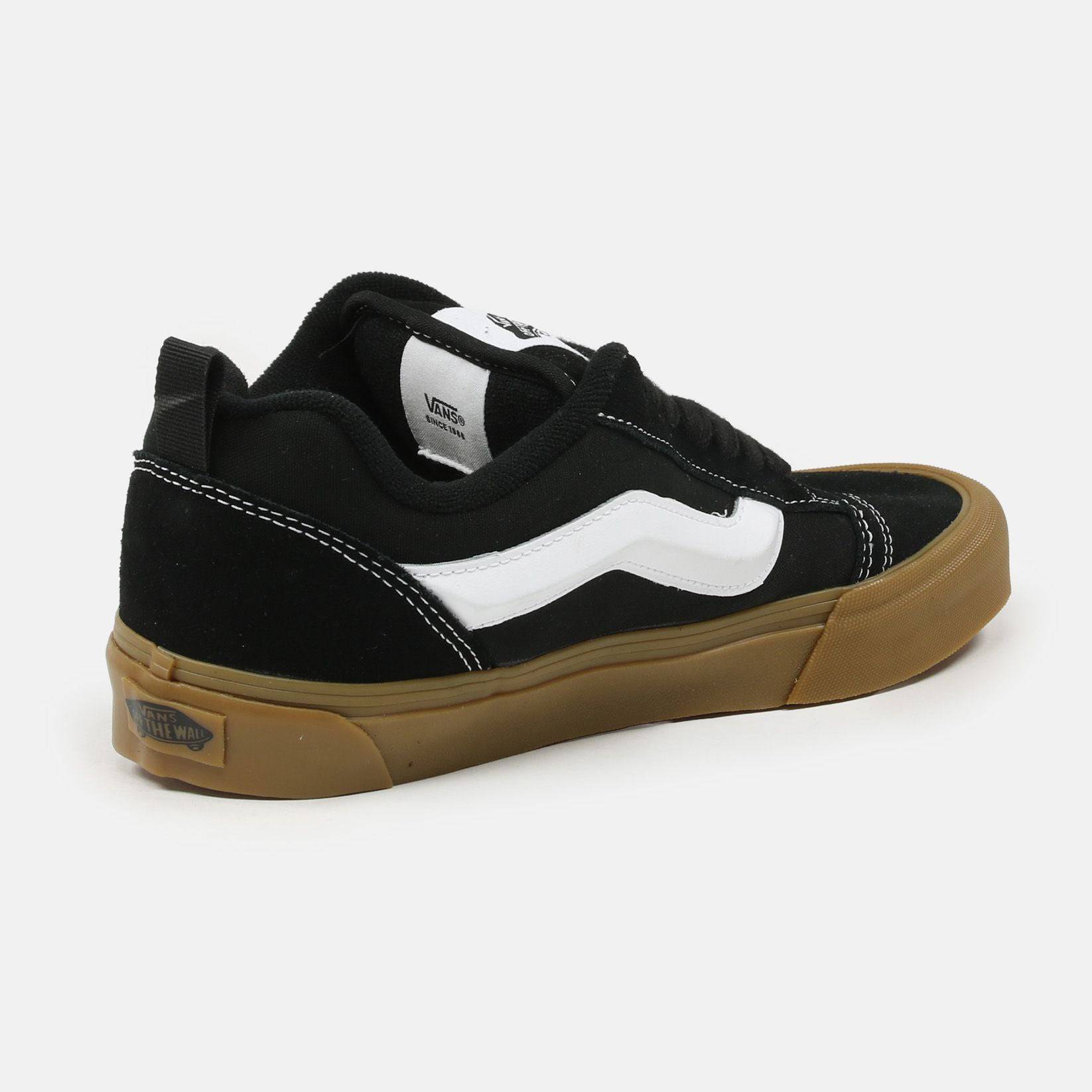 VANS Knu Skool Sneaker - Black / Gum Schwarz Bild 2