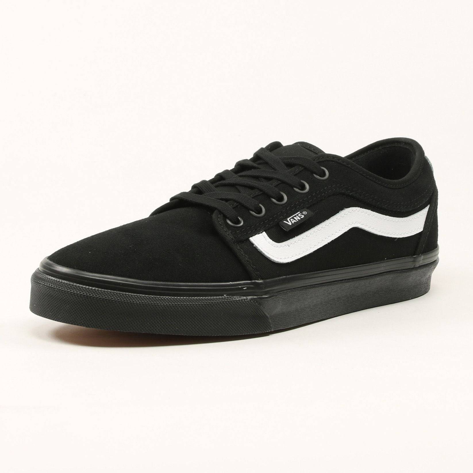 VANS MN Chukka Low Sidestripe Sneaker - Black / Black / White Schwarz Bild 3