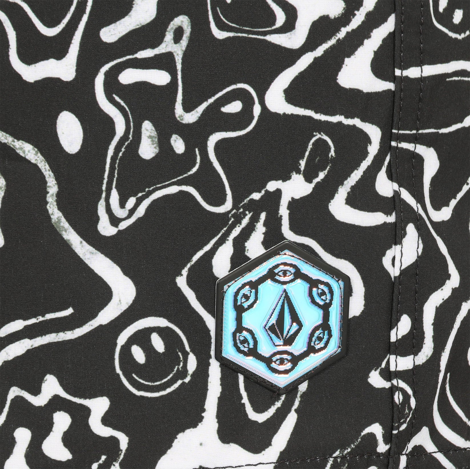 Volcom Featured Artist Rygalski Badeshort - Black Schwarz Bild 3