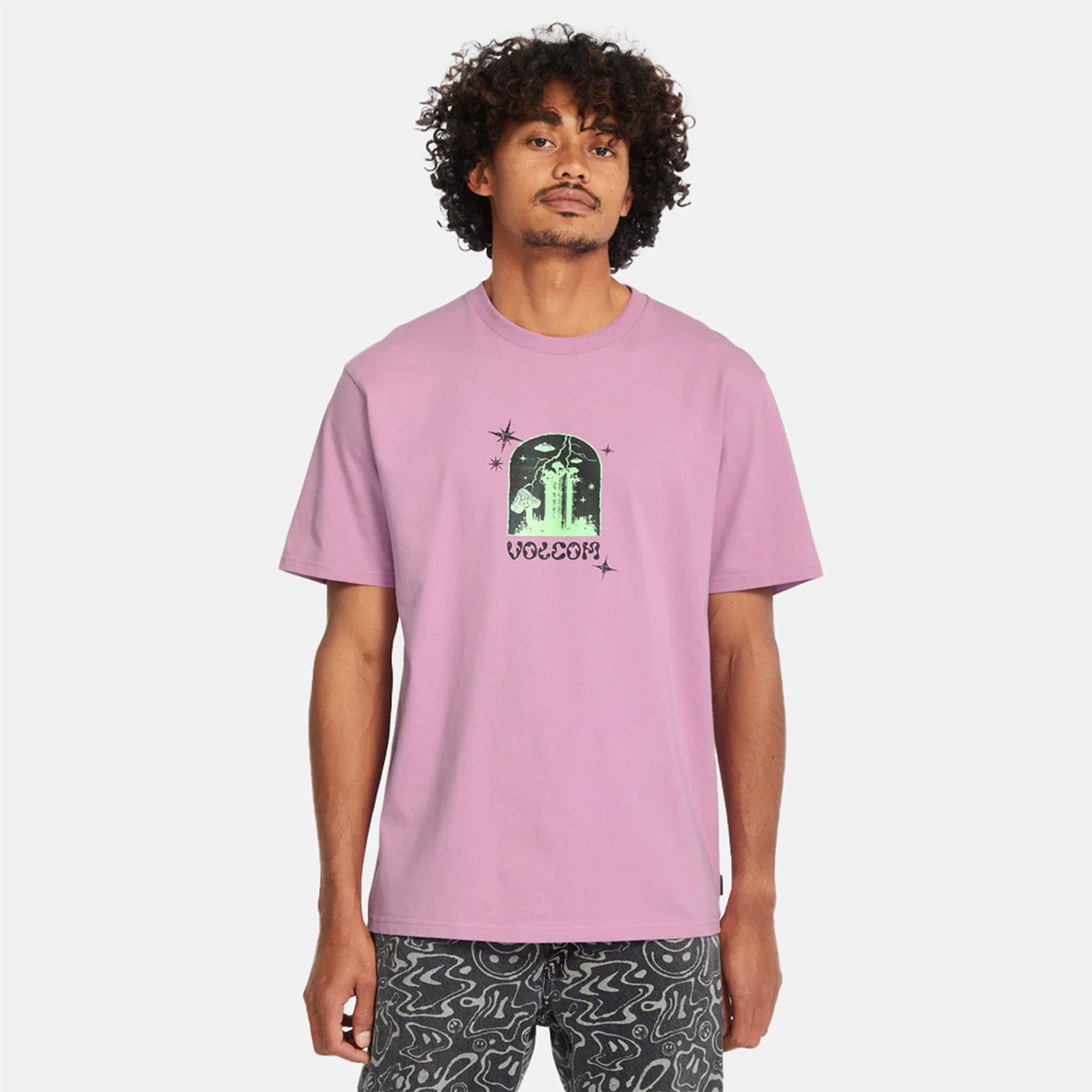 Volcom Featured Artist Rygalski T-Shirt - Steel Purple Lila Bild 2