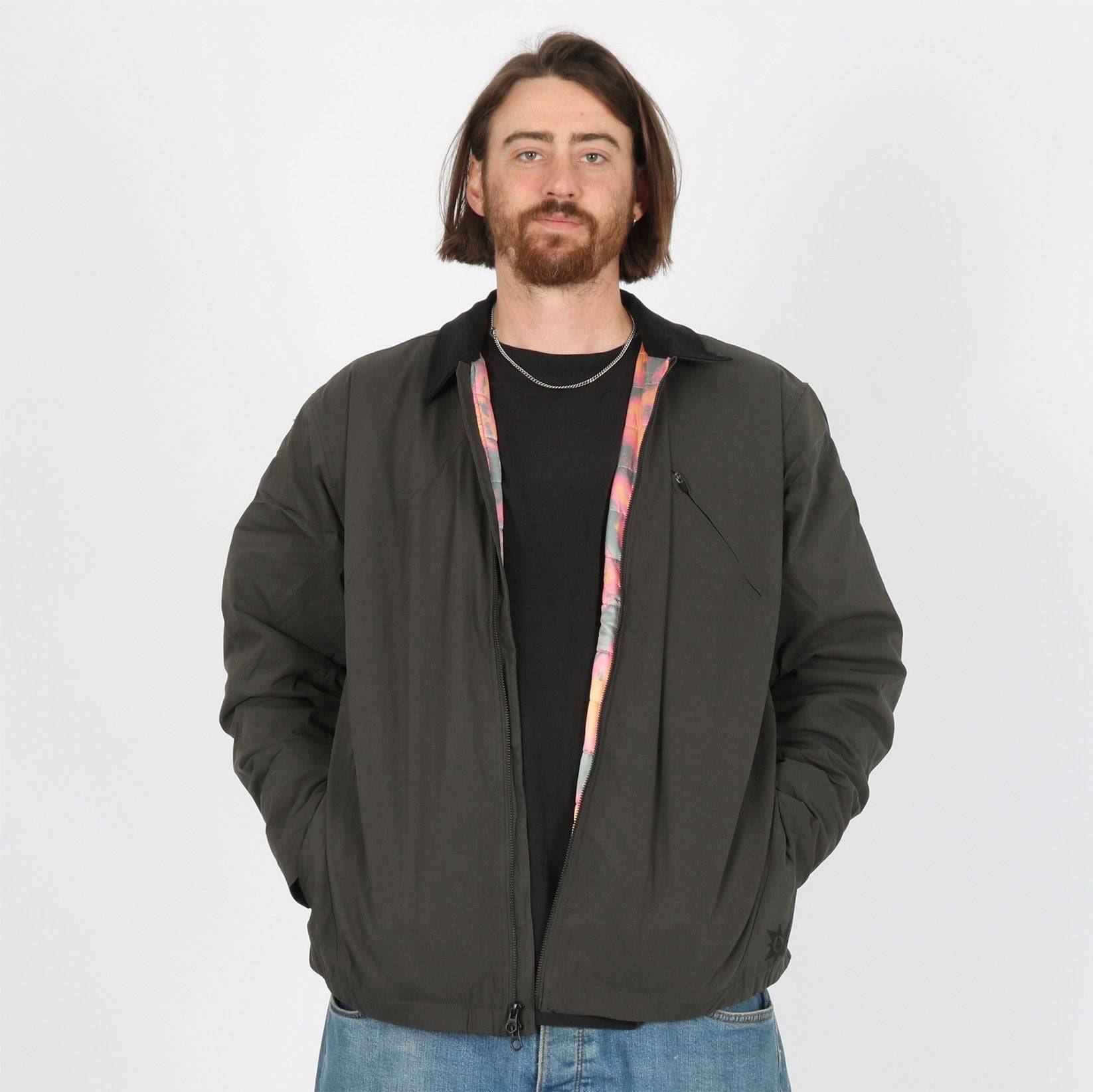 Volcom Iguchi Light Jacke - Stelth Grau Bild 2