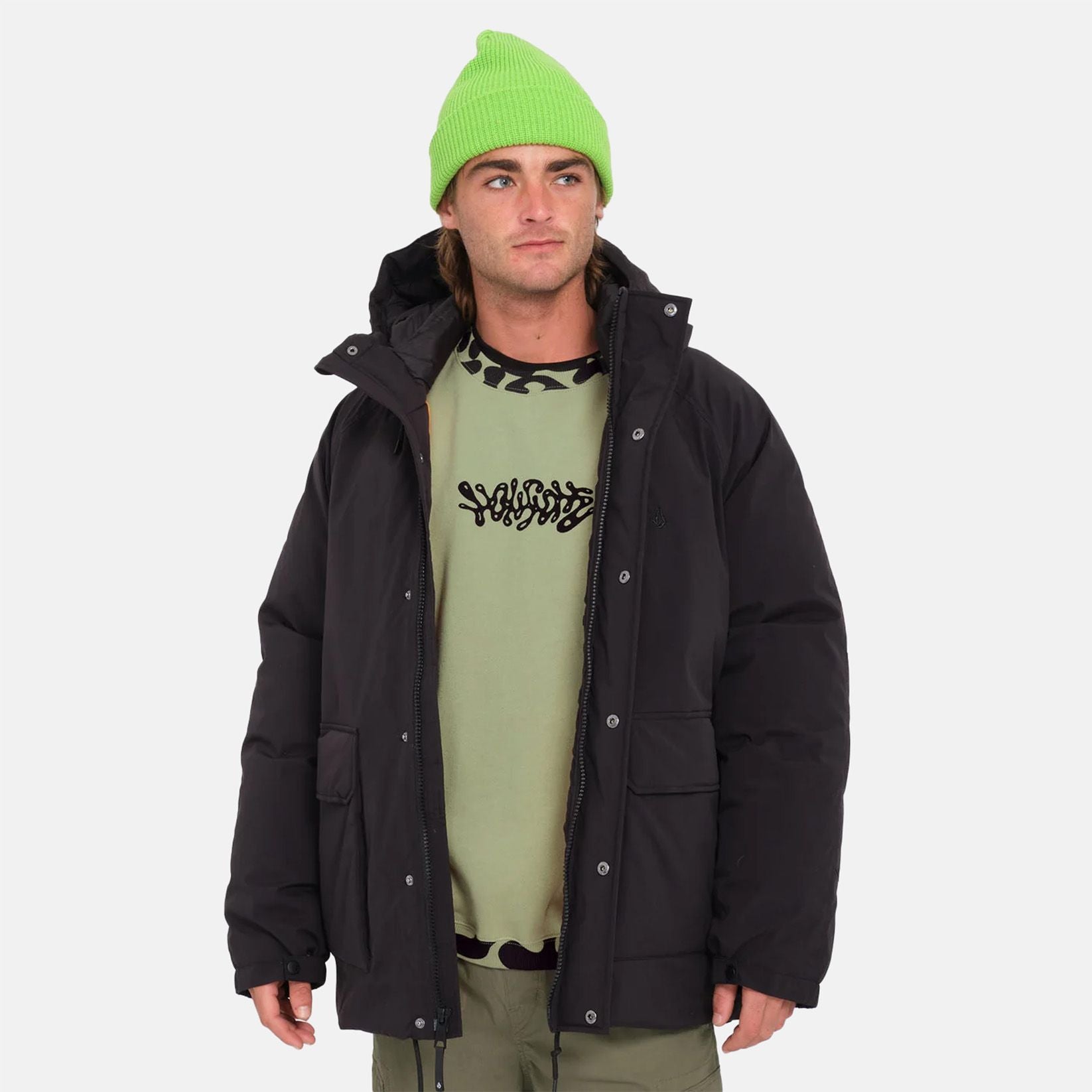 Volcom Northernman 10k Jacke - Black Schwarz Bild 1