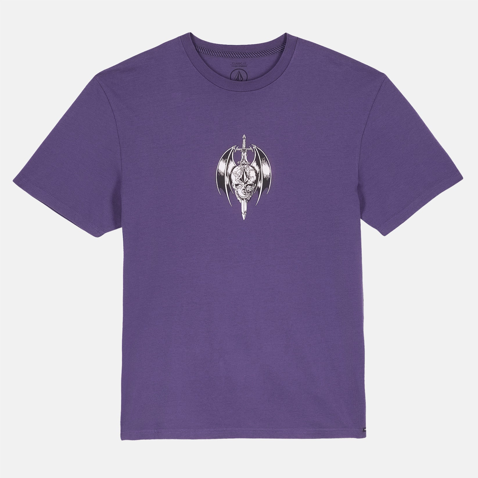 Volcom Sworder PW T-Shirt - Dark Purple Lila Bild 2