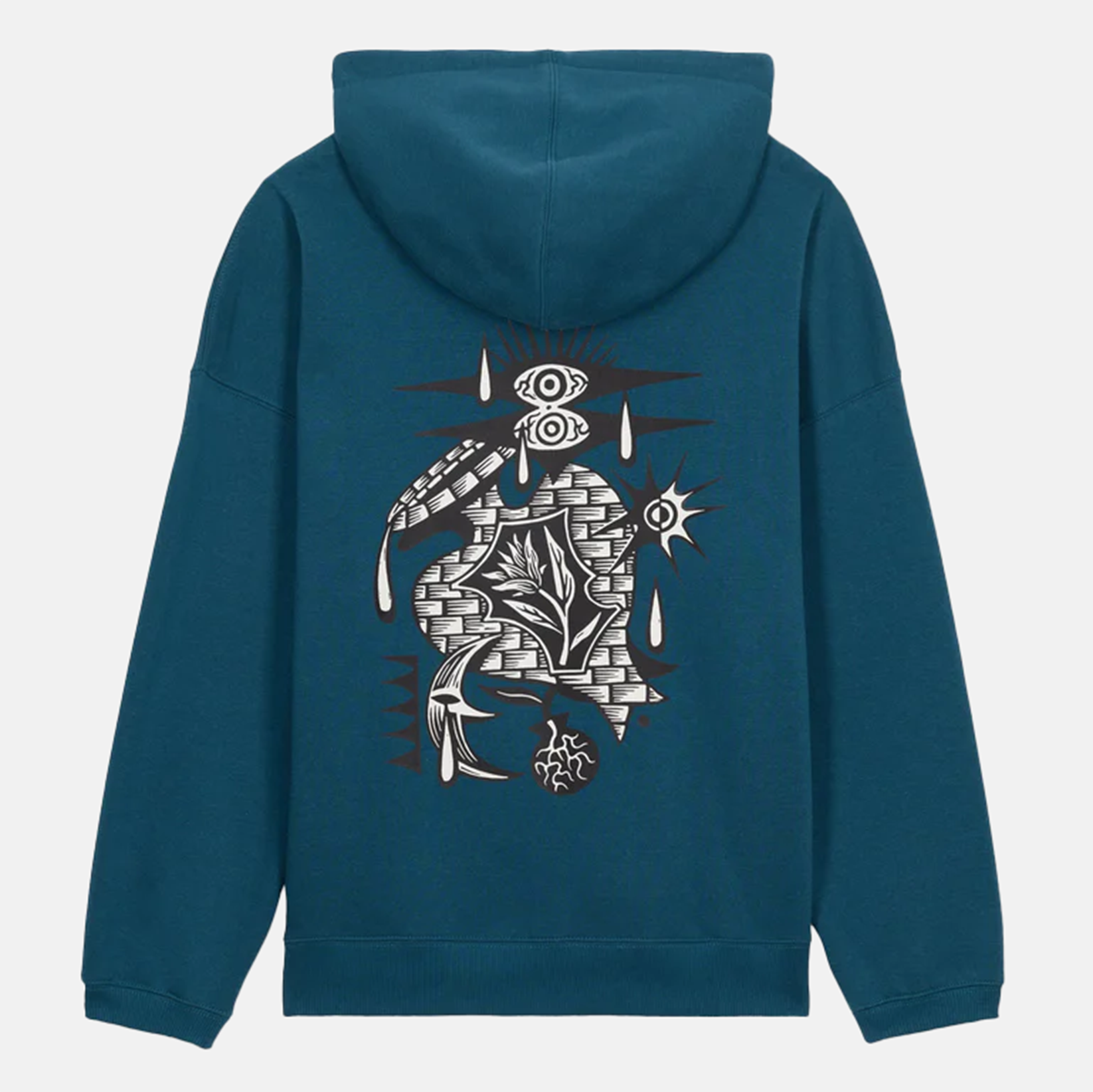 Volcom Vaderetro Hoodie - Emerald Green Blau Bild 1
