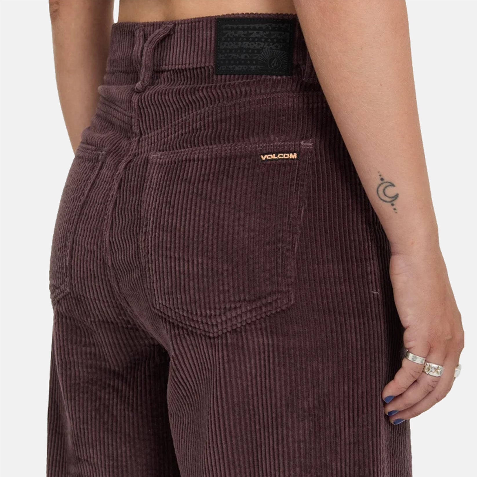 Volcom Wellow 2 Cord Pant - Raisin Rot Bild 4