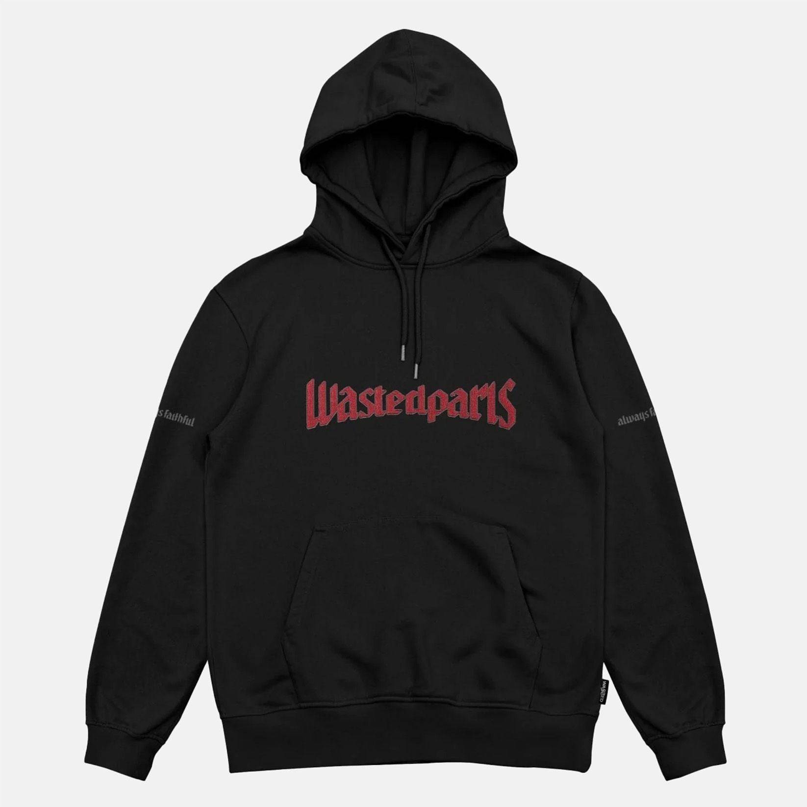 Wasted Paris Paris United Hoodie - Black Schwarz Bild 1