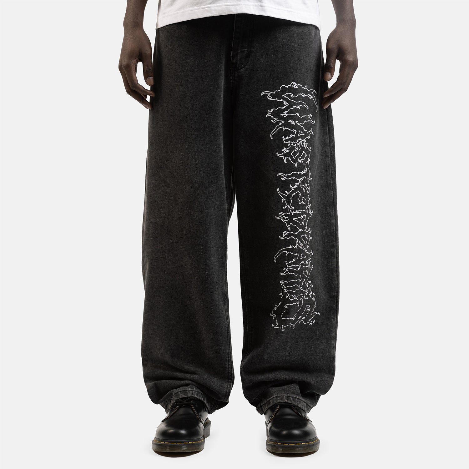 Wasted Paris Varg Casper Pant - Faded Black Schwarz Bild 1
