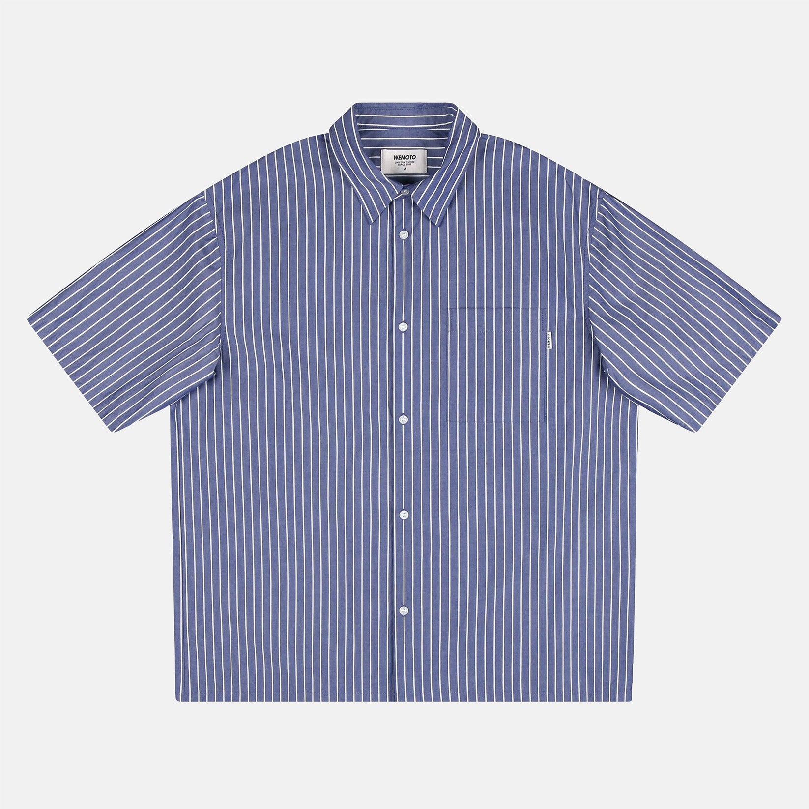 Wemoto Kyle S/S Hemd - Navy Blue Blau Bild 1