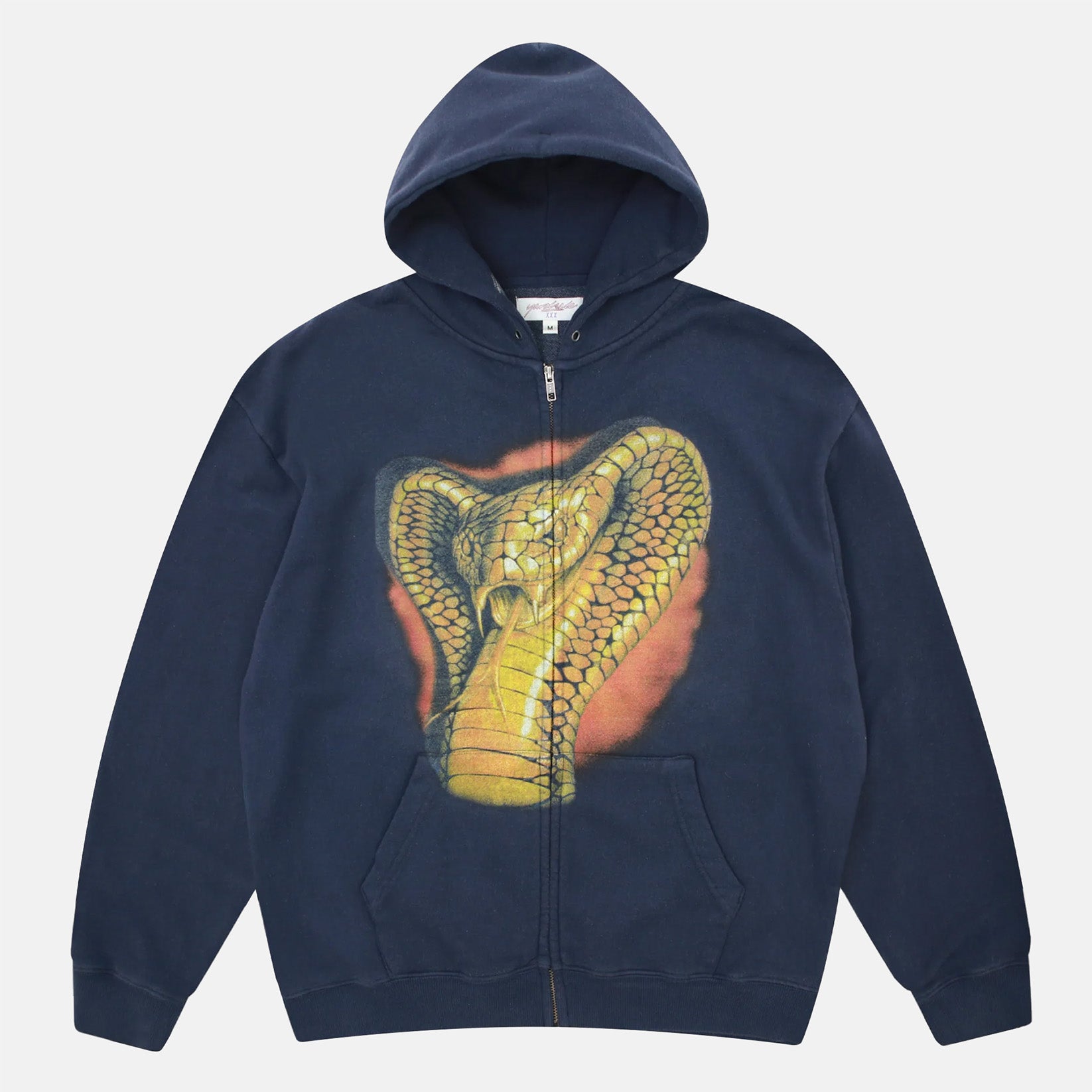 Yardsale Kobra Zip-Hoodie - Navy Blau Bild 1
