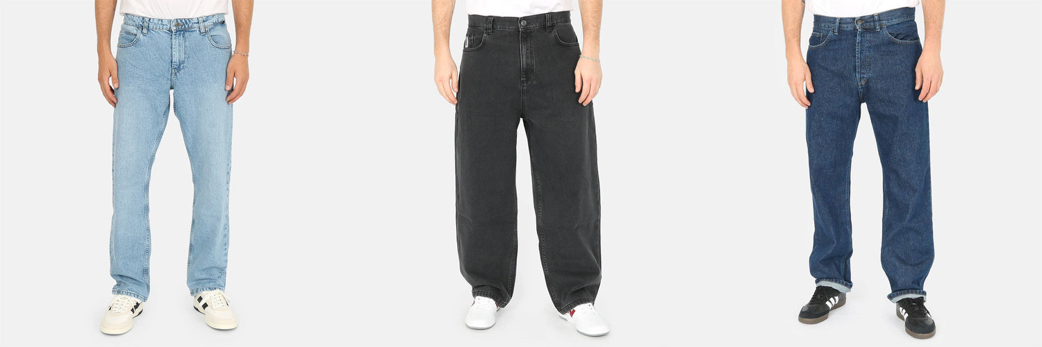 A variation of different pant-types