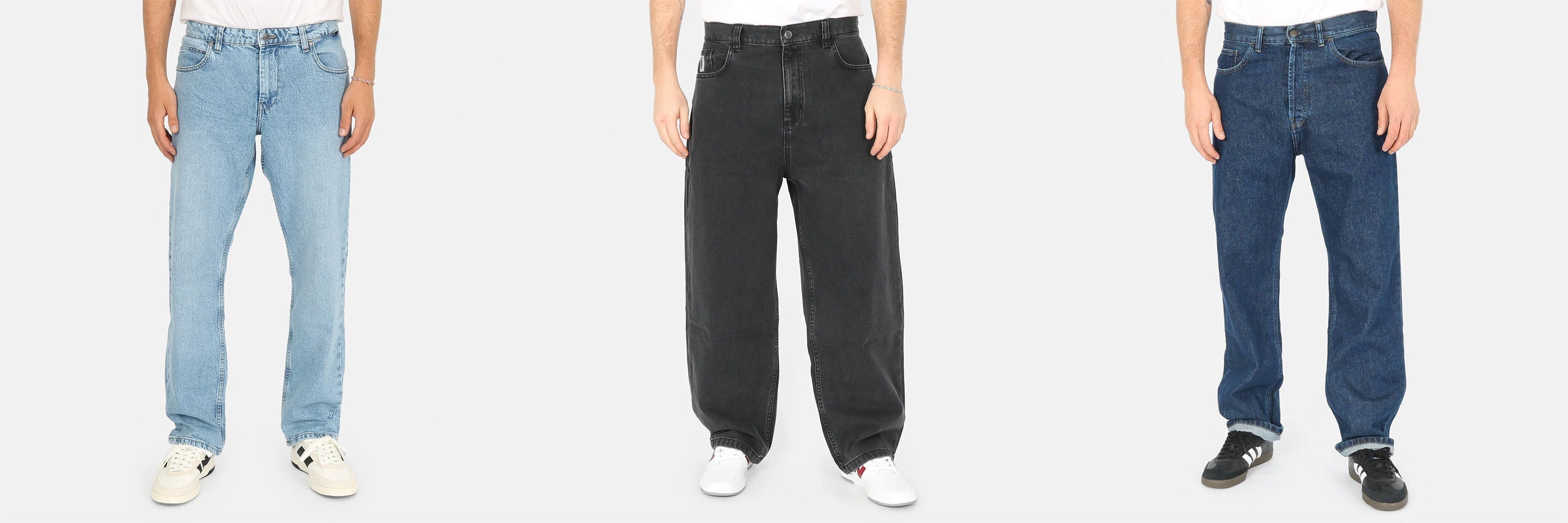 A variation of different pant-types