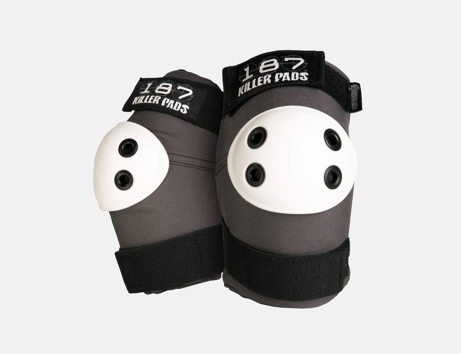 187 Killer Pads Elbow Pad - Grey / Black / White - Blowout Skateshop