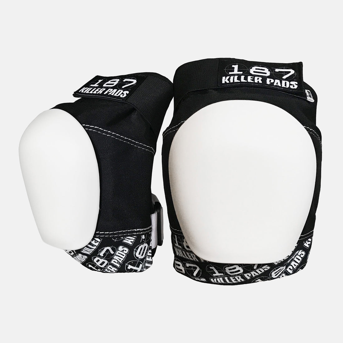 187 Killer Pads Pro Knee - Black / White Weiß Bild 1
